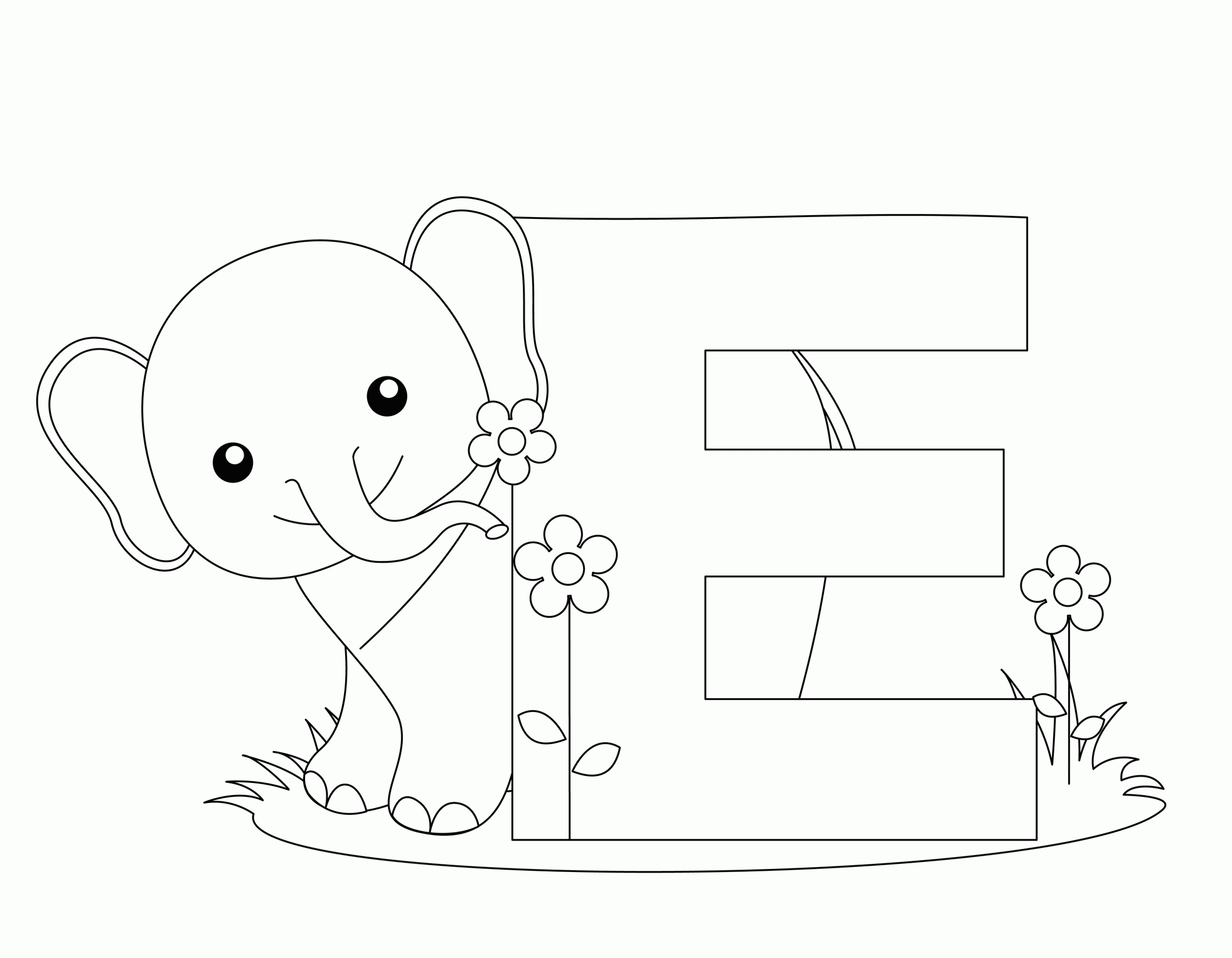 Free Letter E Coloring Page Download Free Letter E Coloring Page Png Images Free ClipArts On