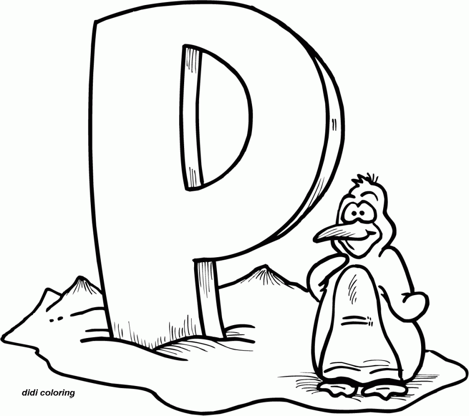 Free Letter P Coloring Pages Download Free Letter P Coloring Pages Png Images Free ClipArts On