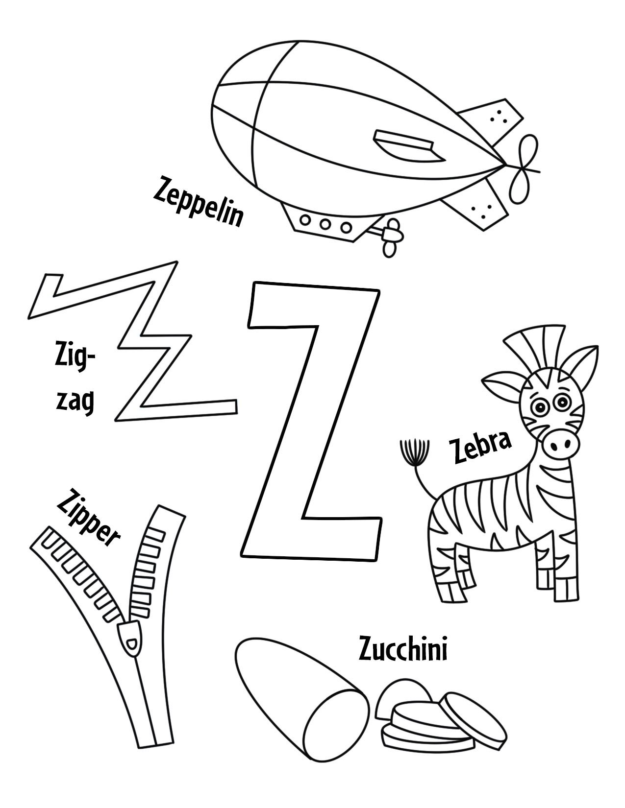 FREE Letter Z Worksheets For Preschool The Hollydog Blog