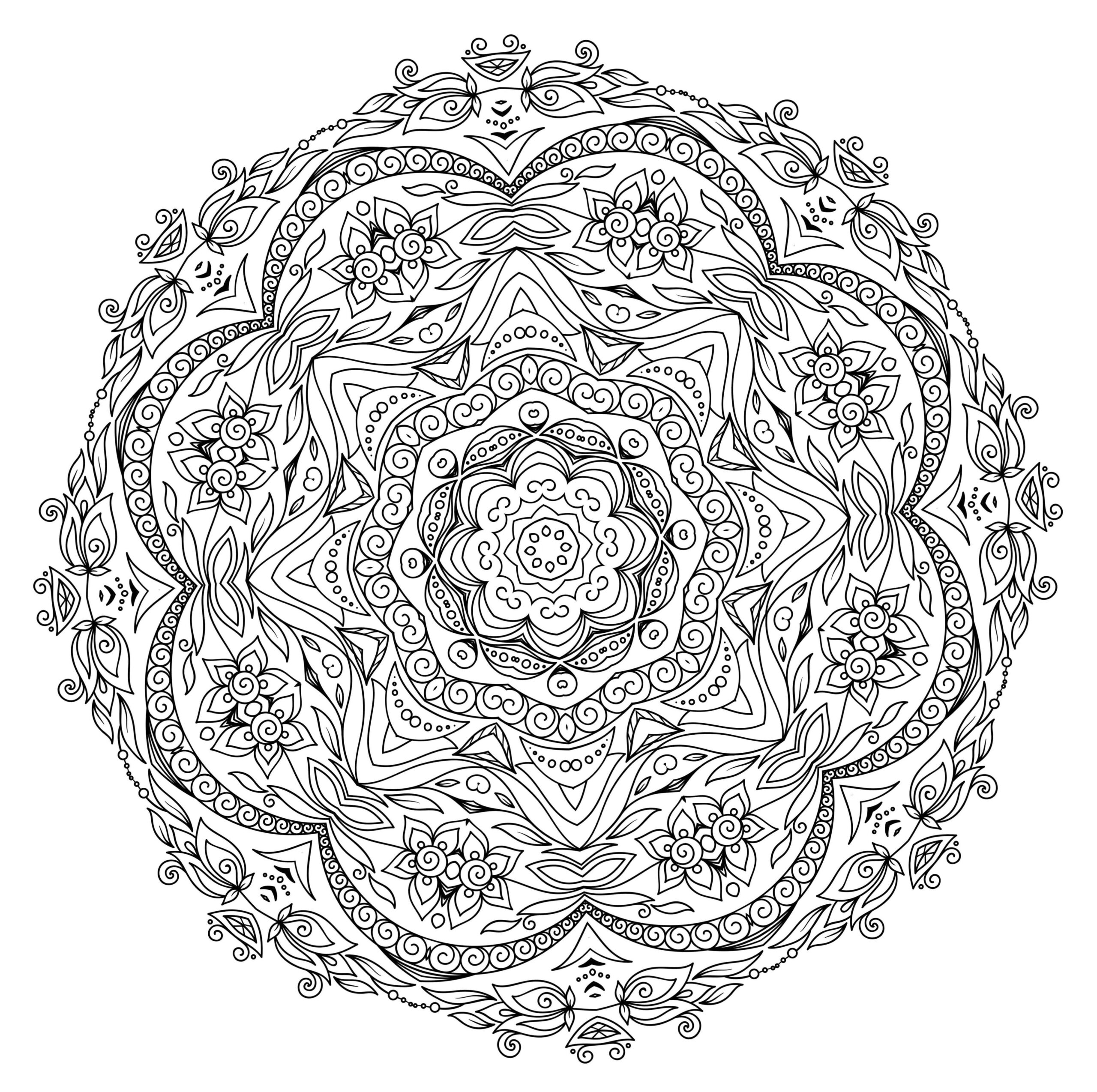 Free Mandalas To Print Free Mandala Coloring Book Printable Pages Free Printable Mandala