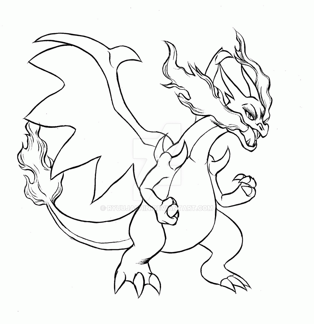 Free Mega Charizard X Coloring Page Download Free Mega Charizard X Coloring Page Png Images