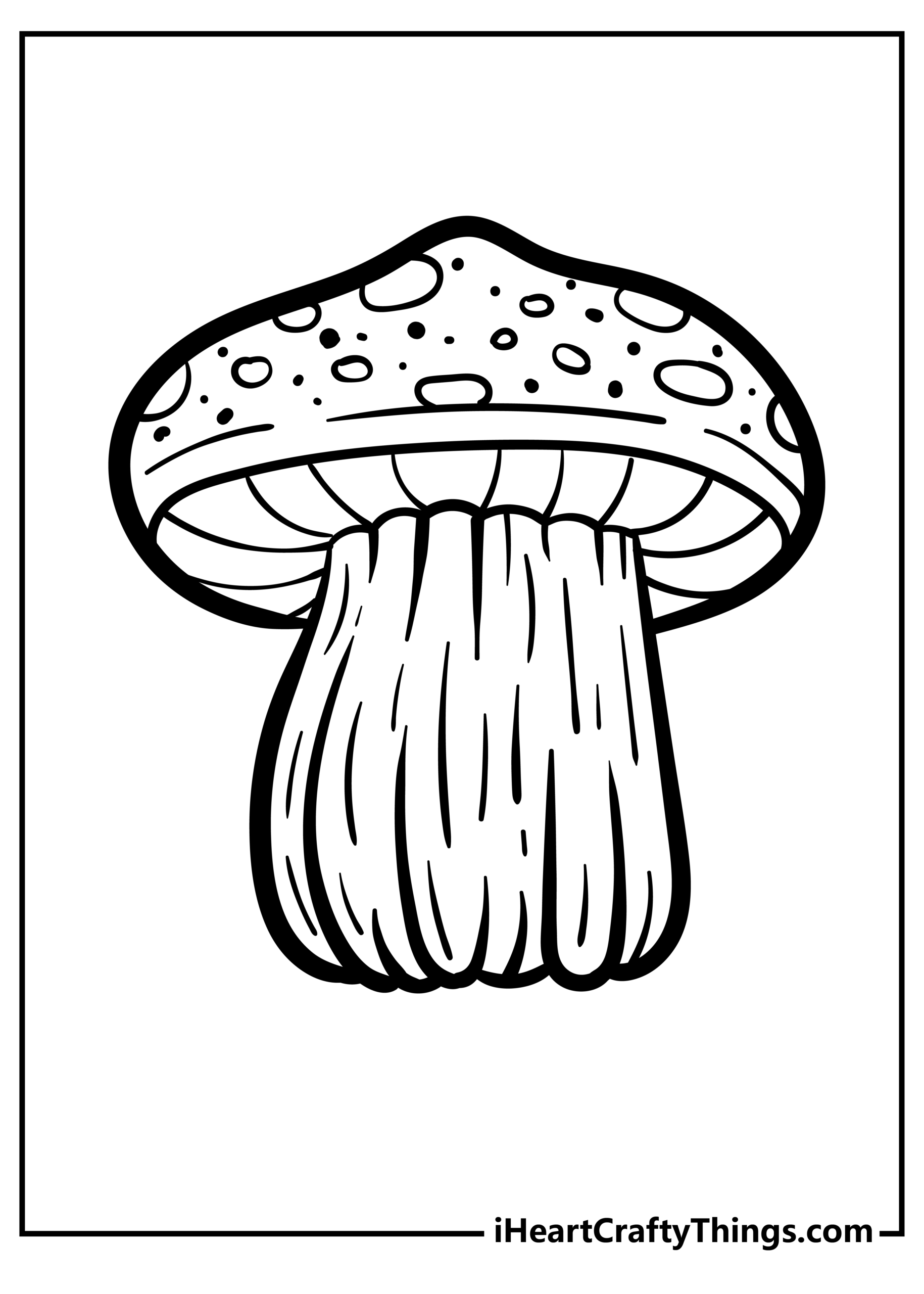 Free Mushroom Coloring Pages Book For Download Printable Pdf Verbnow Mushrooms Coloring Pages