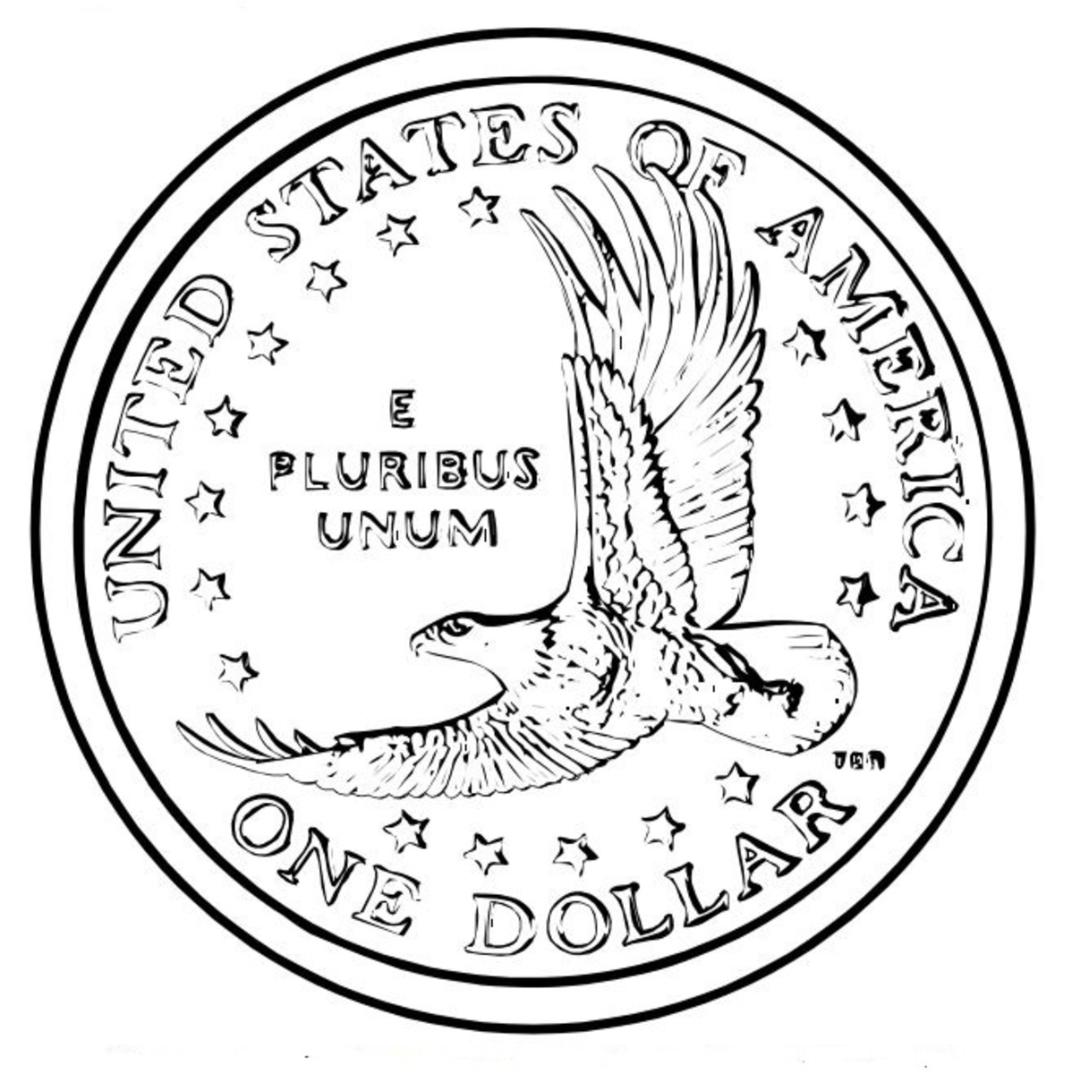 Coin Coloring Pages