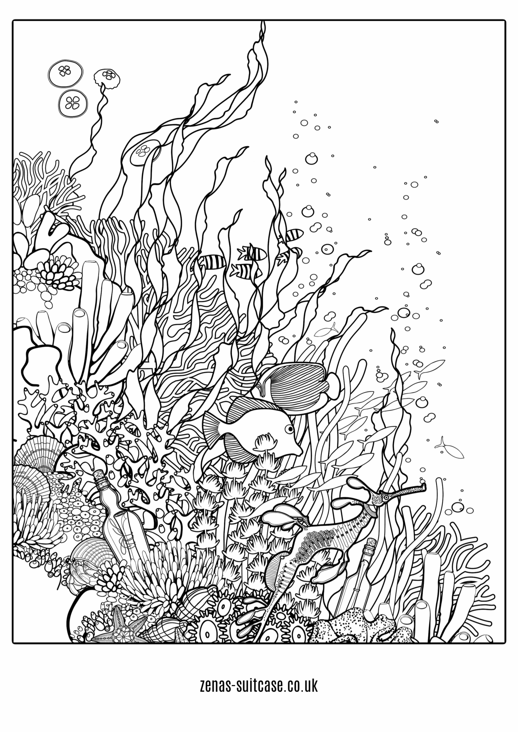 Undersea Coloring Pages
