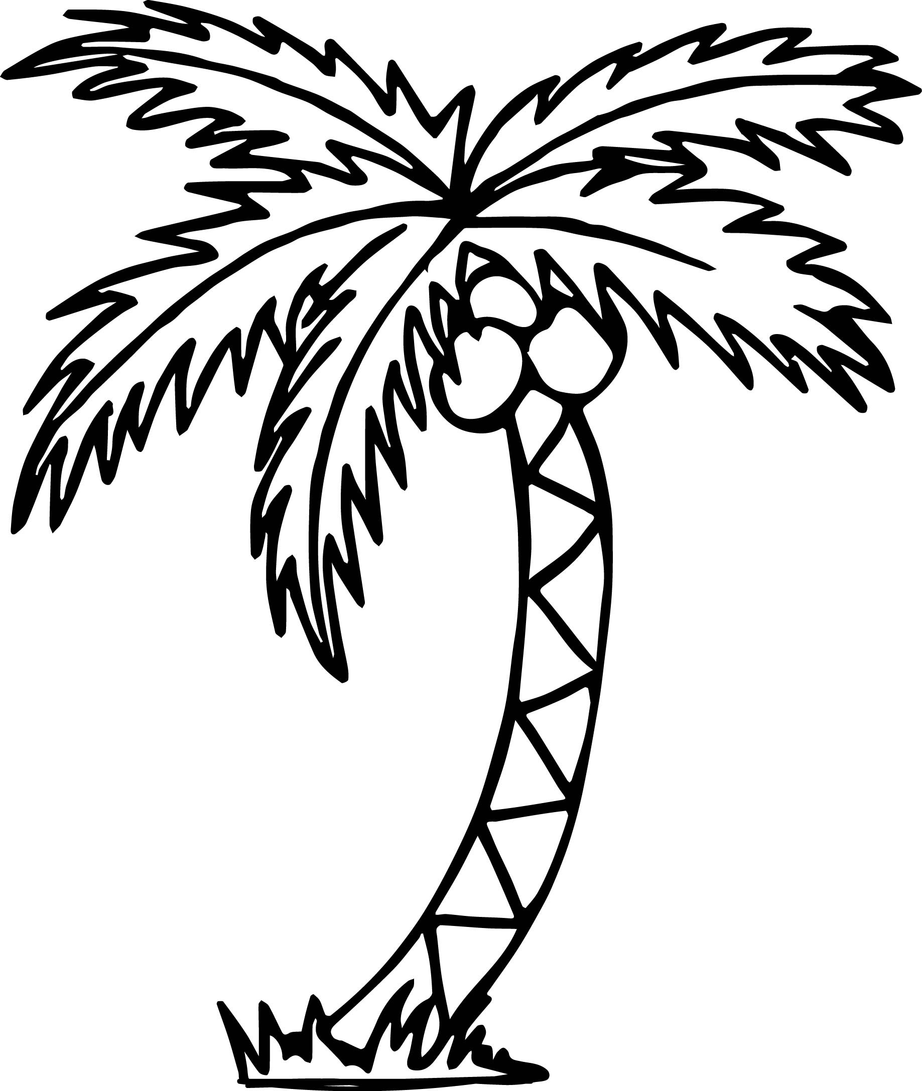 Free Palm Tree Coloring Pages Free Download Goodimg Co