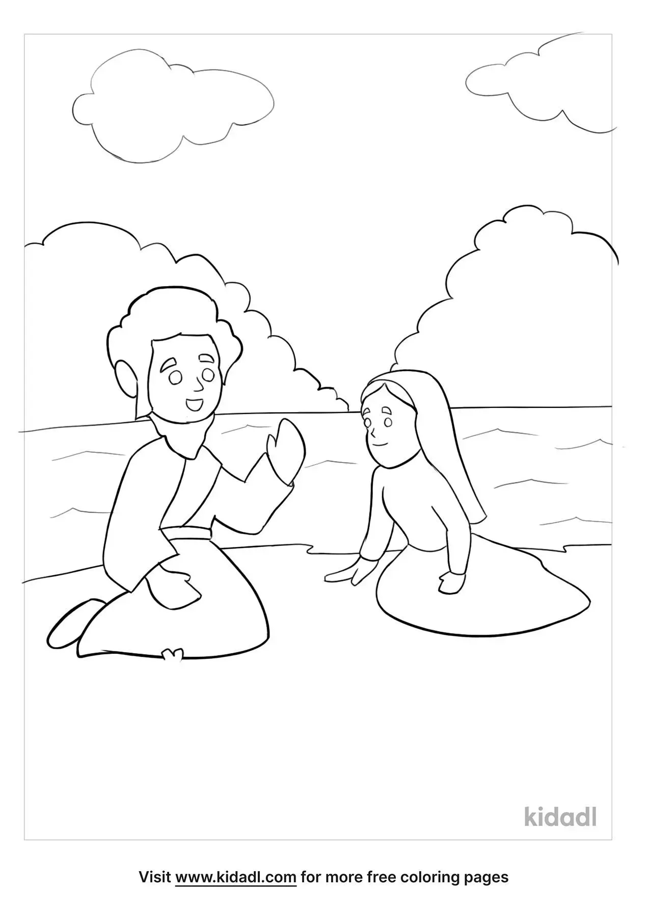 Paul And Lydia Coloring Page