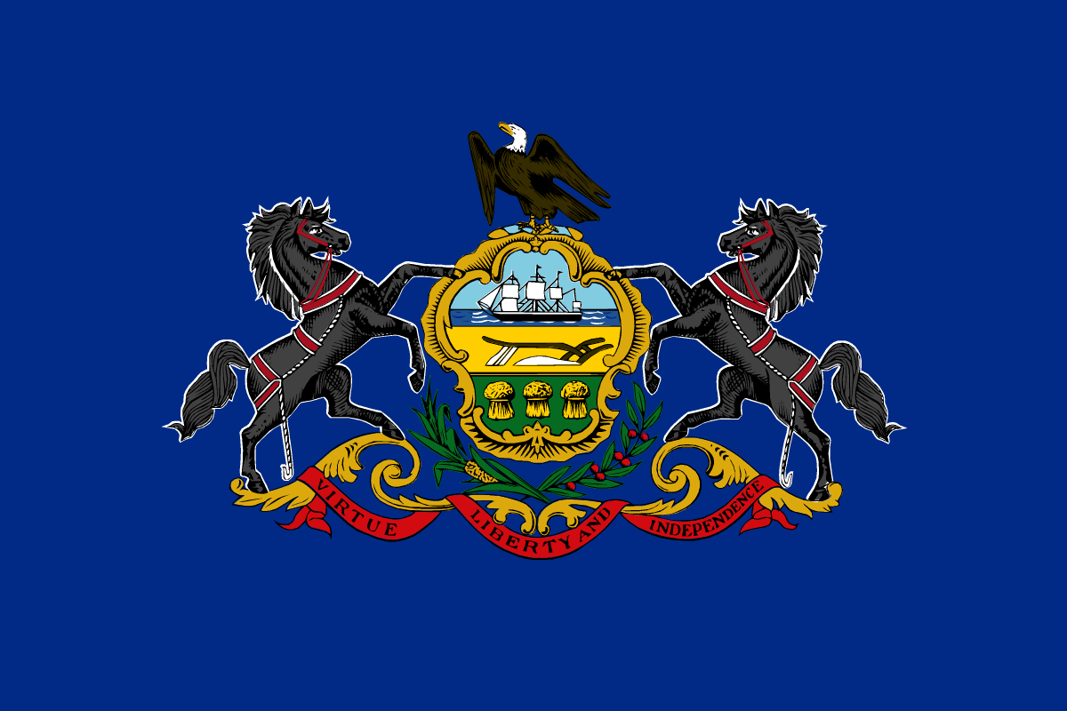 Free Pennsylvania Flag Images AI EPS GIF JPG PDF PNG And SVG