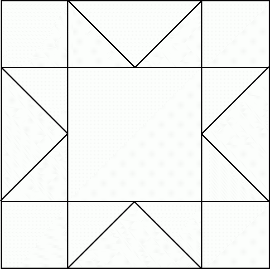 Quilt Coloring Pages