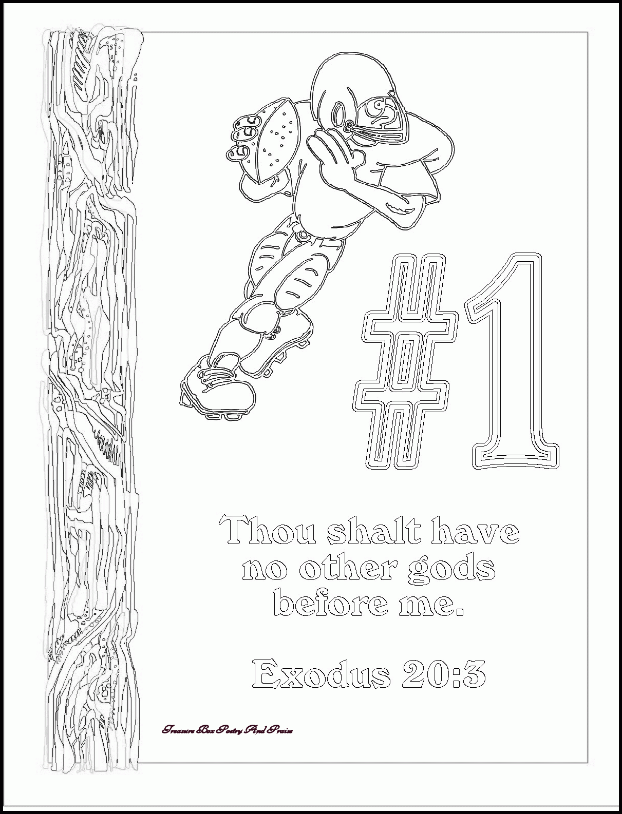 Ten Commandment Coloring Pages