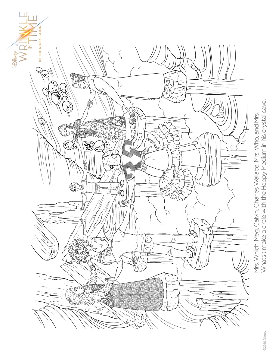 Wrinkle In Time Coloring Pages