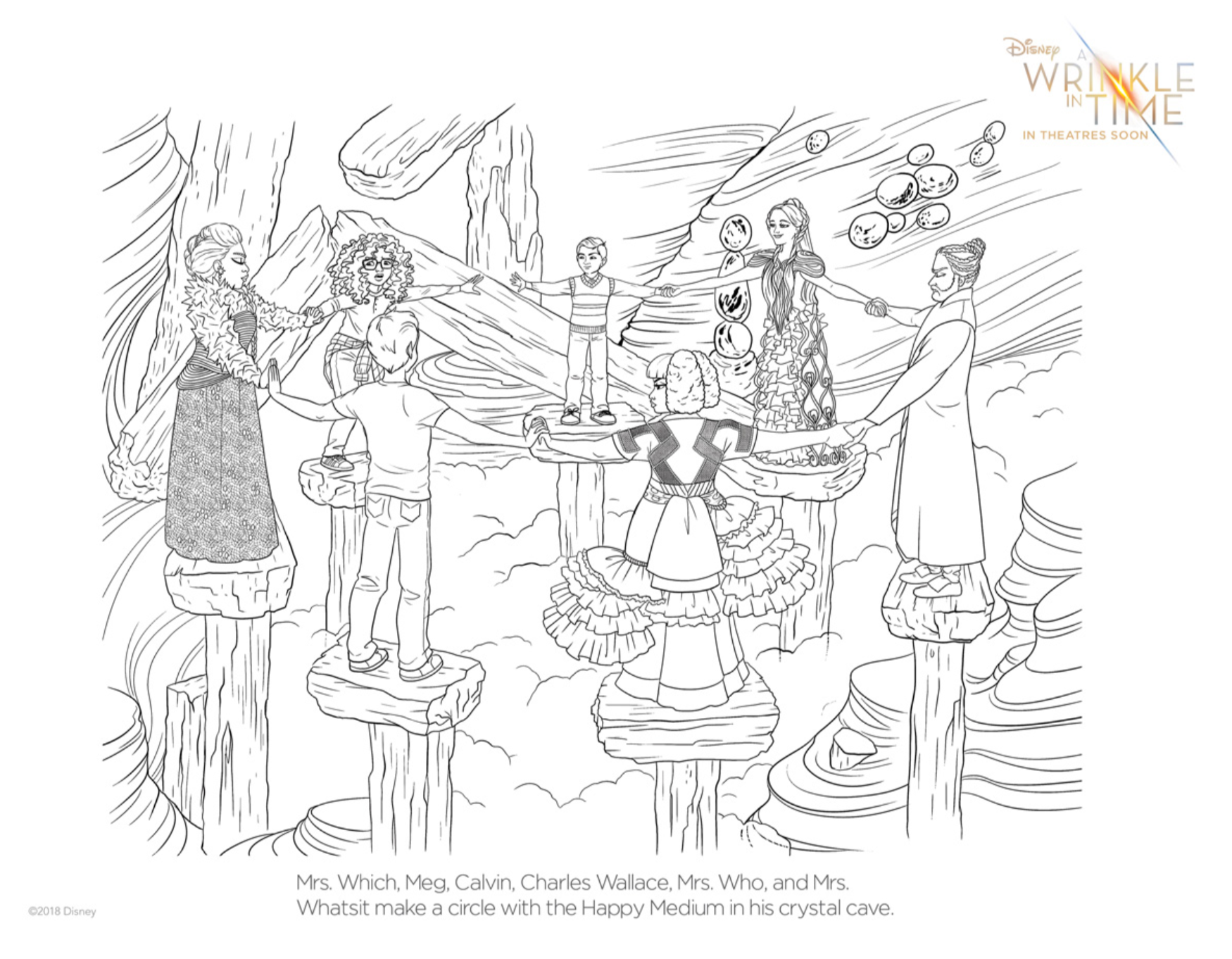 Free Printable A Wrinkle In Time Coloring Pages Life Family Joy