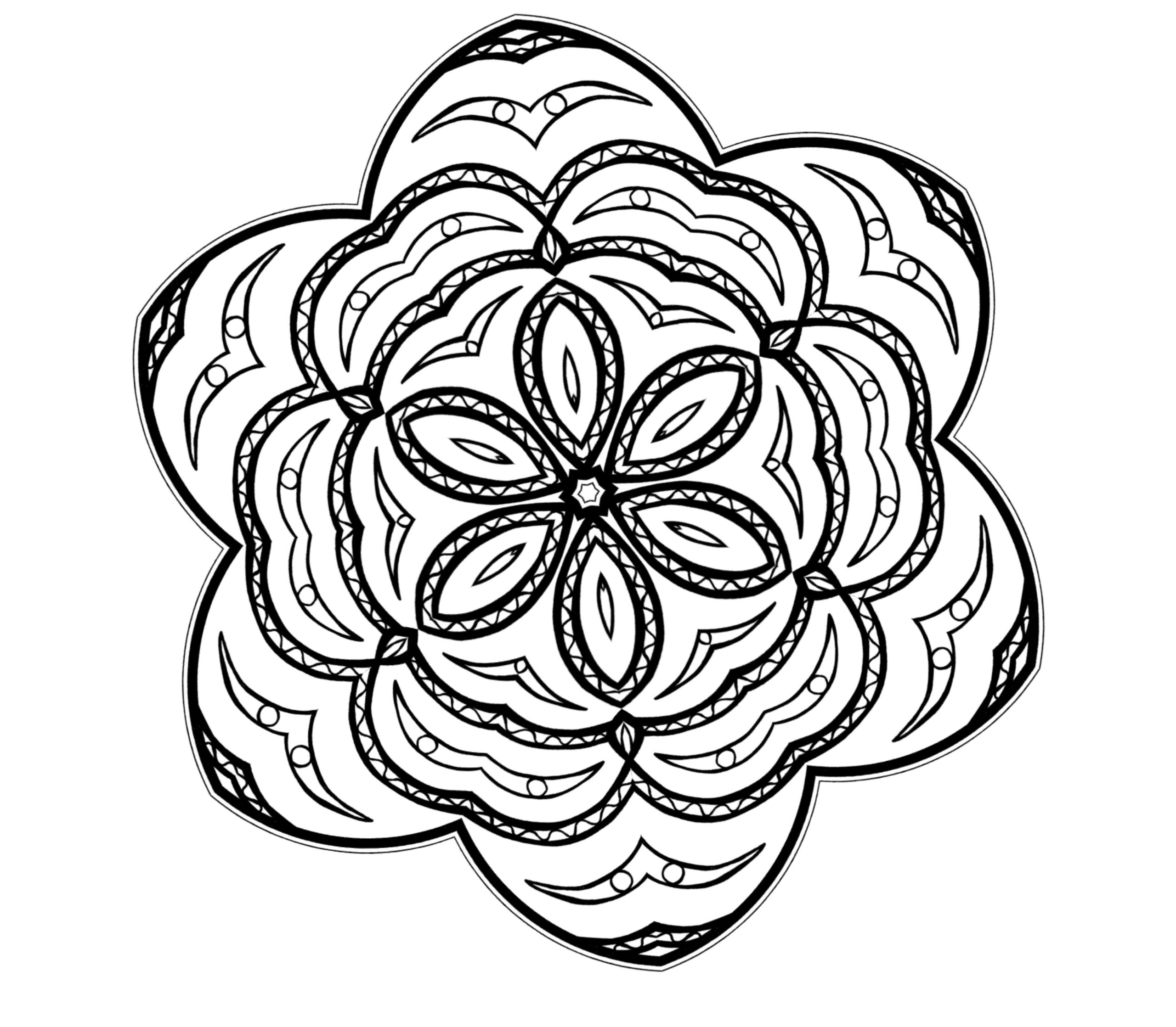 Abstract Coloring Pages For Kids