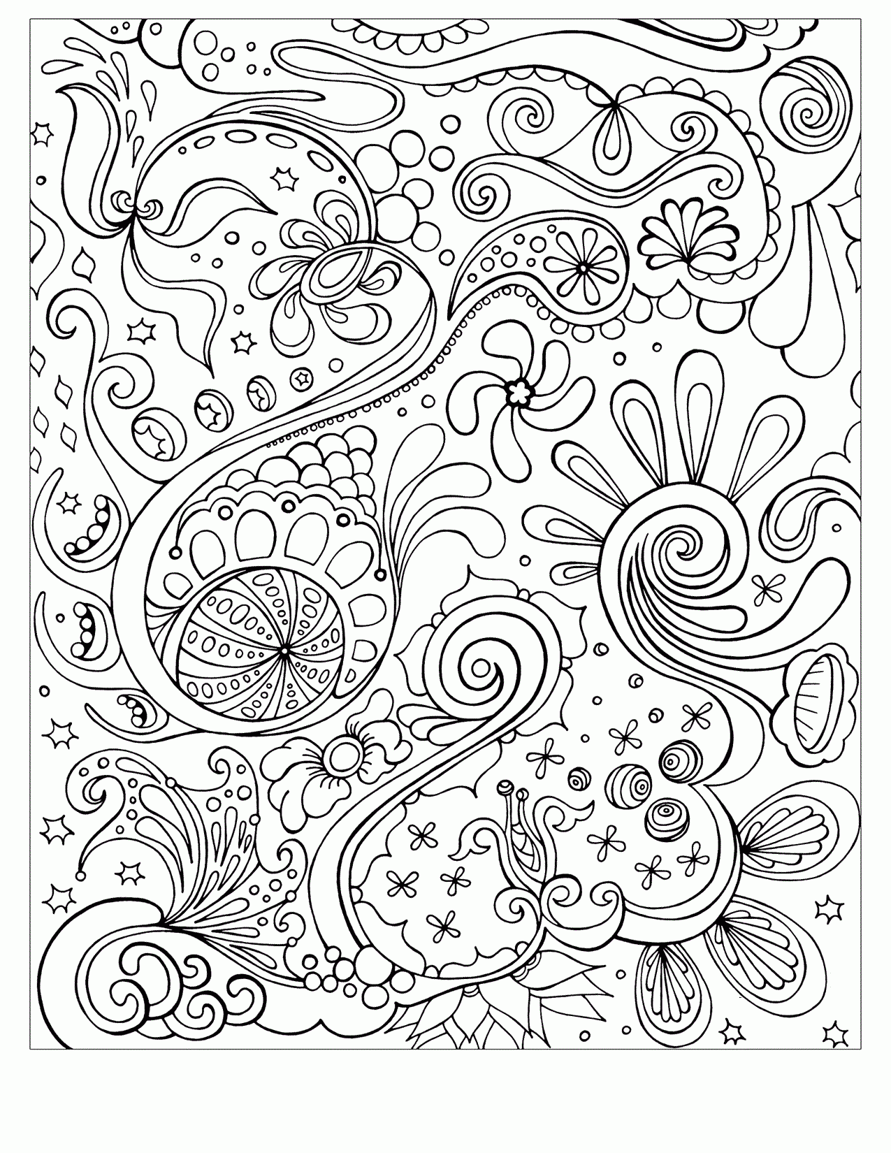 Abstract Art Coloring Pages