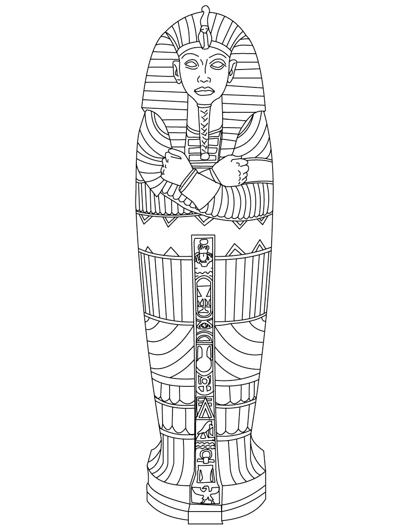 Egyptian Coloring Pages