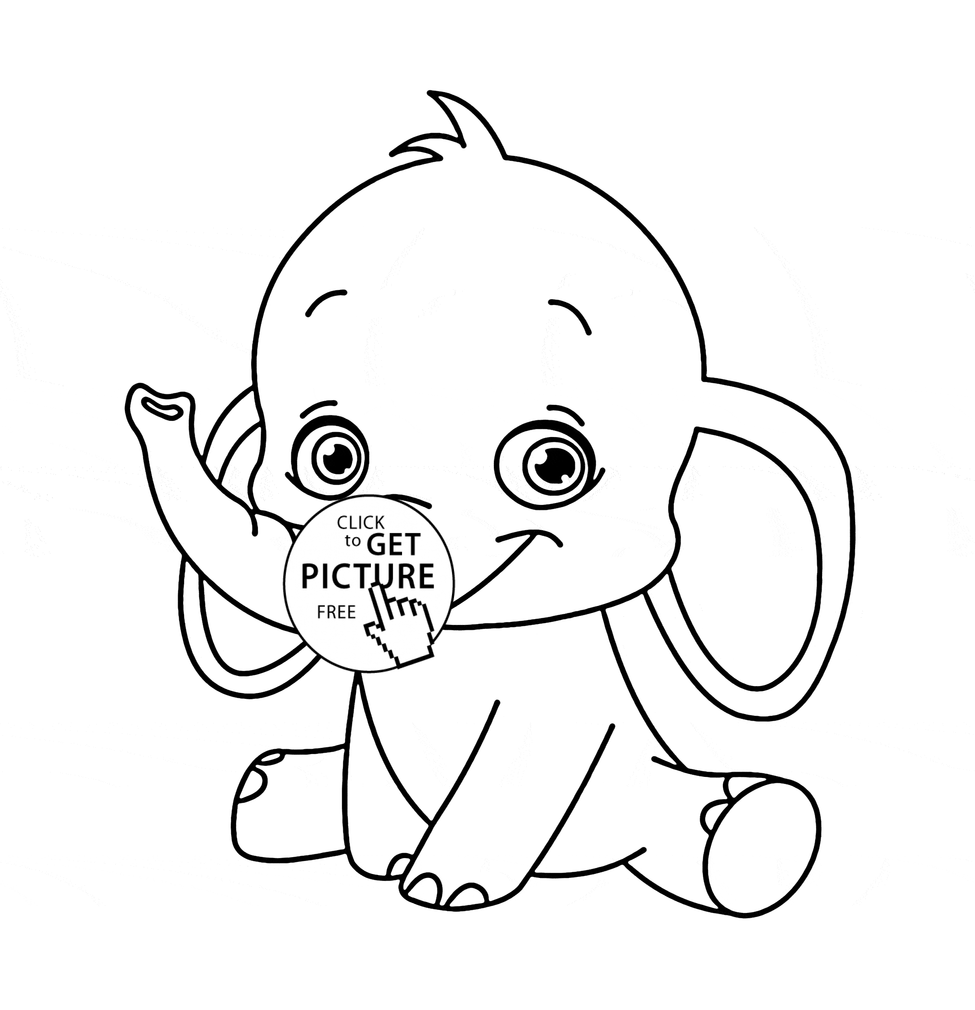 Free Printable Baby Animal Coloring Pages At GetDrawings Free Download