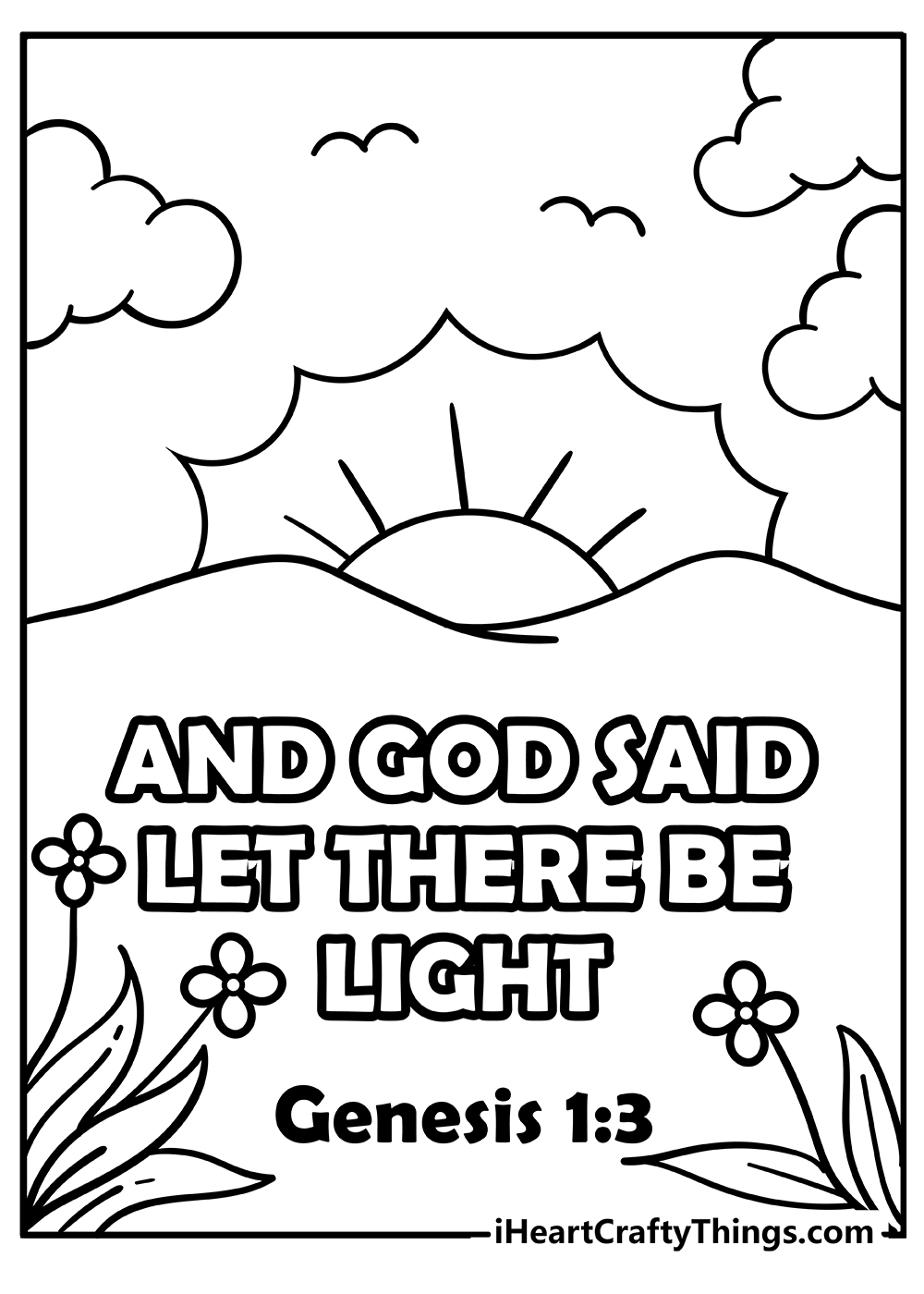 Kids Christian Coloring Pages