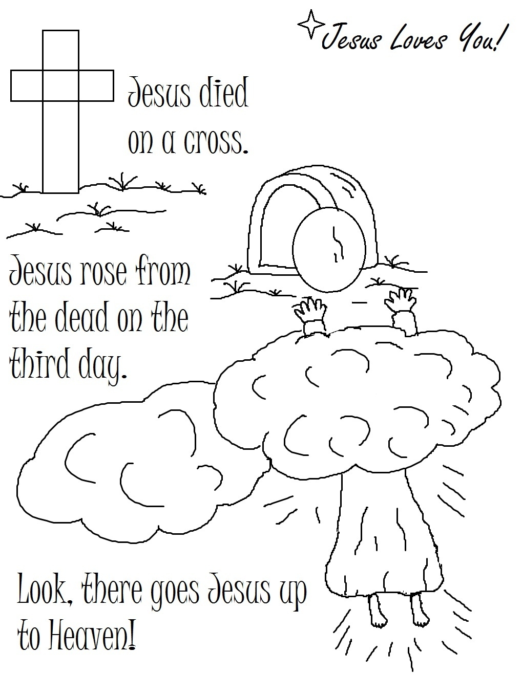 Christian Coloring Pages For Toddlers