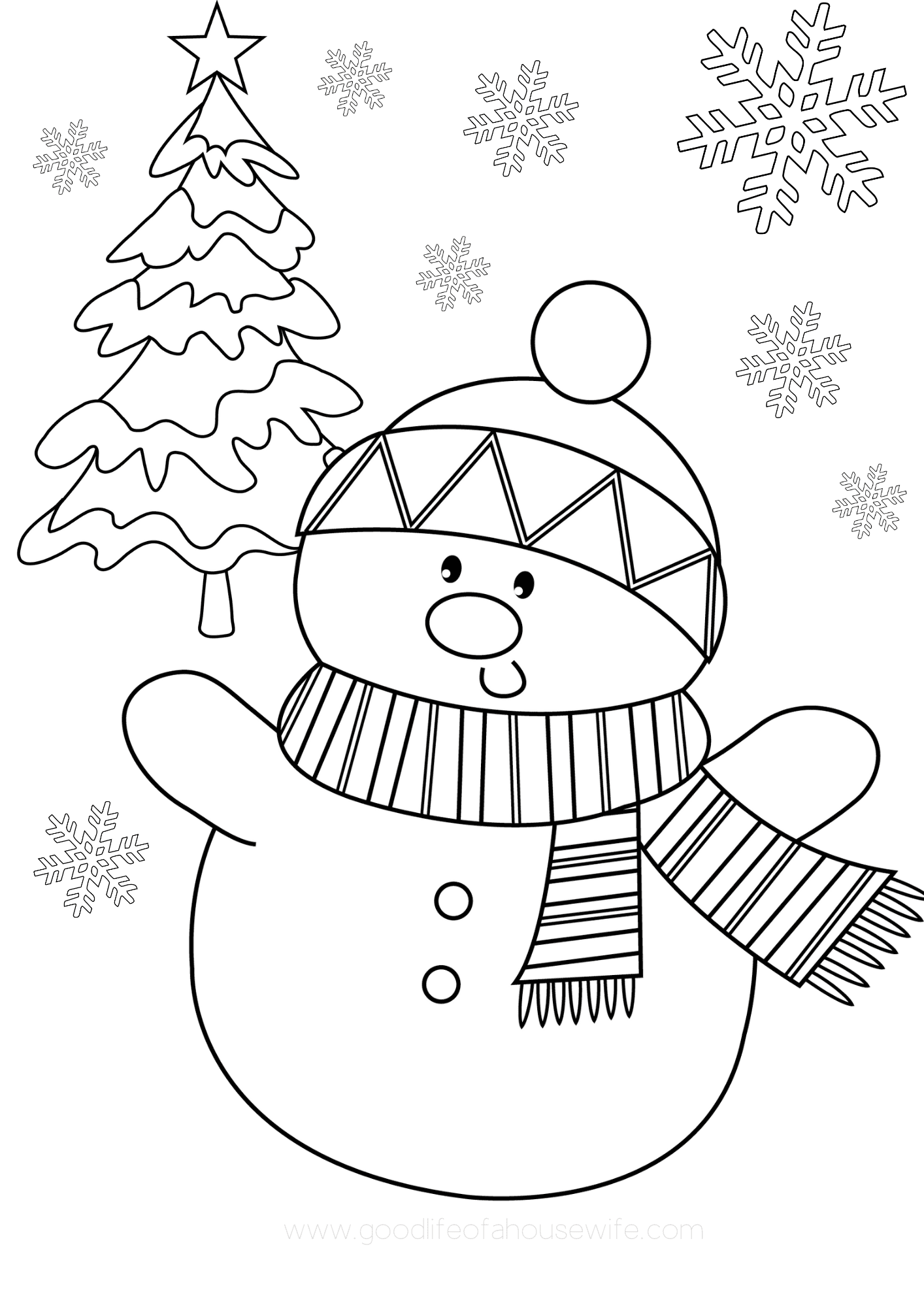 Coloring Pages For Kids Christmas