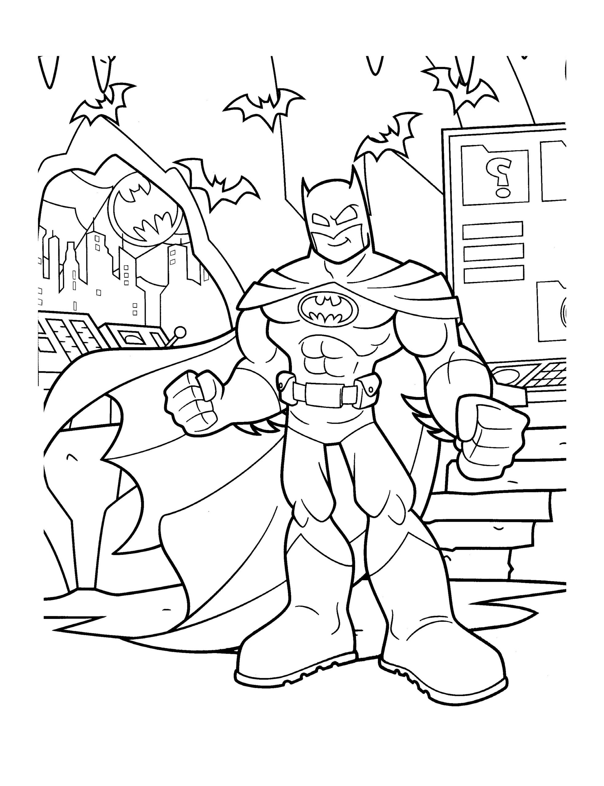 Batman Coloring Pages To Print