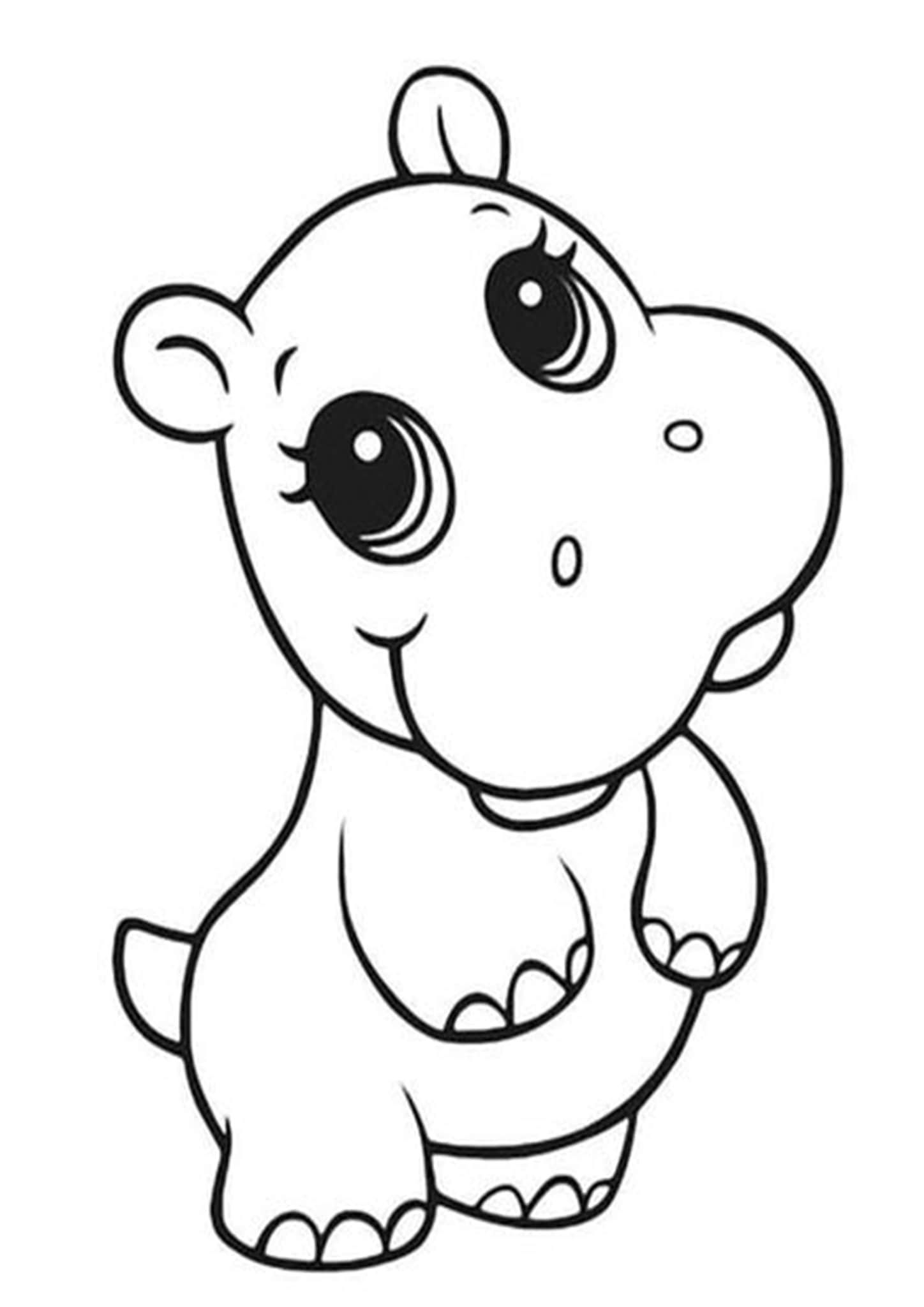 Cute Animals Color Pages