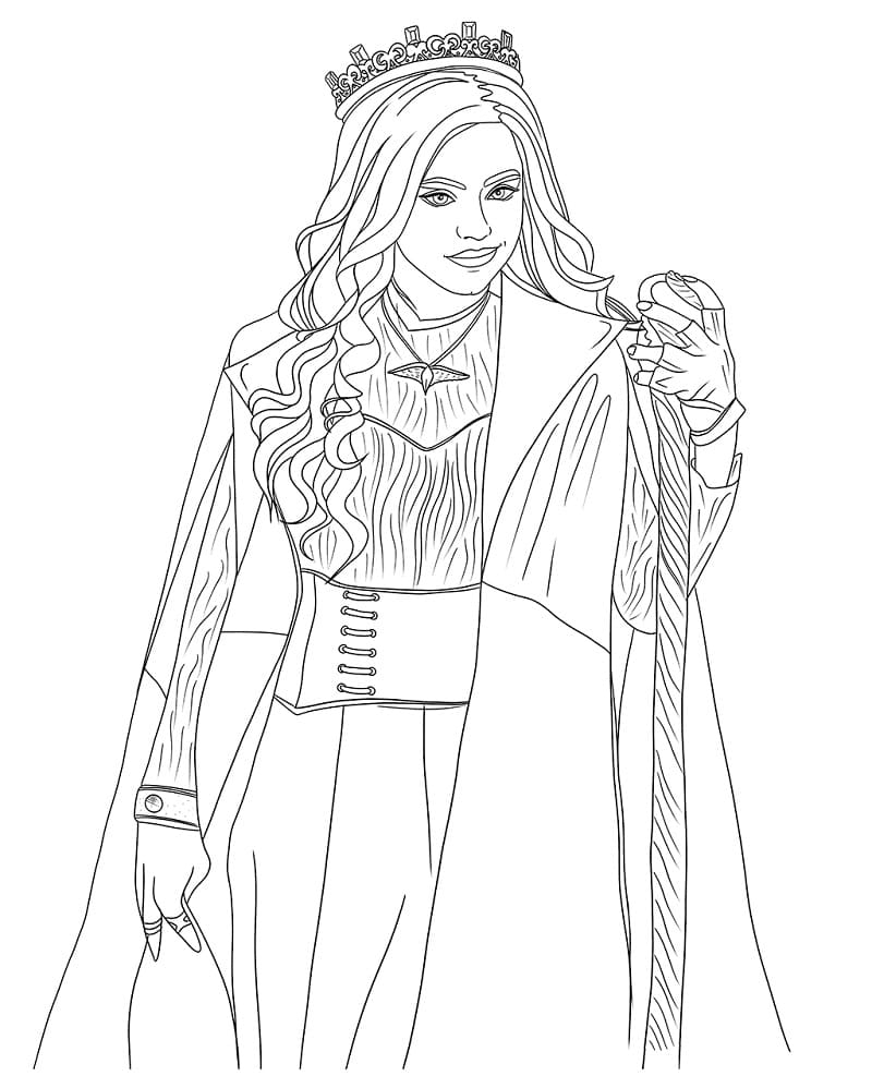 Free Printable Descendants 2 Coloring Pages