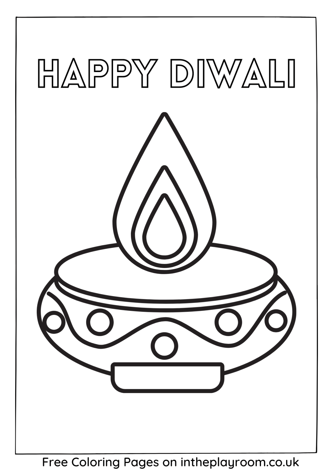 Free Printable Diwali Colouring Pages For Kids Adults