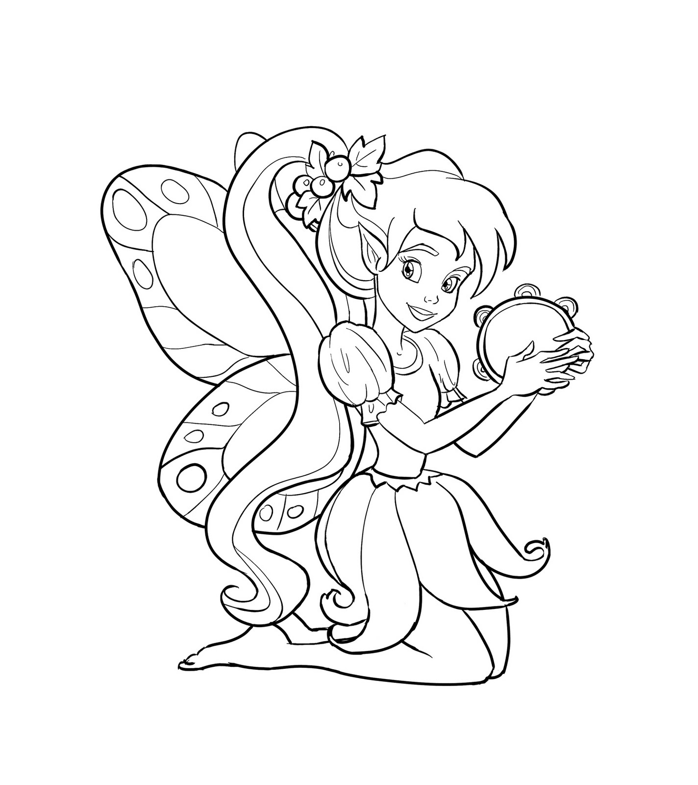 Princess Fairy Coloring Pages