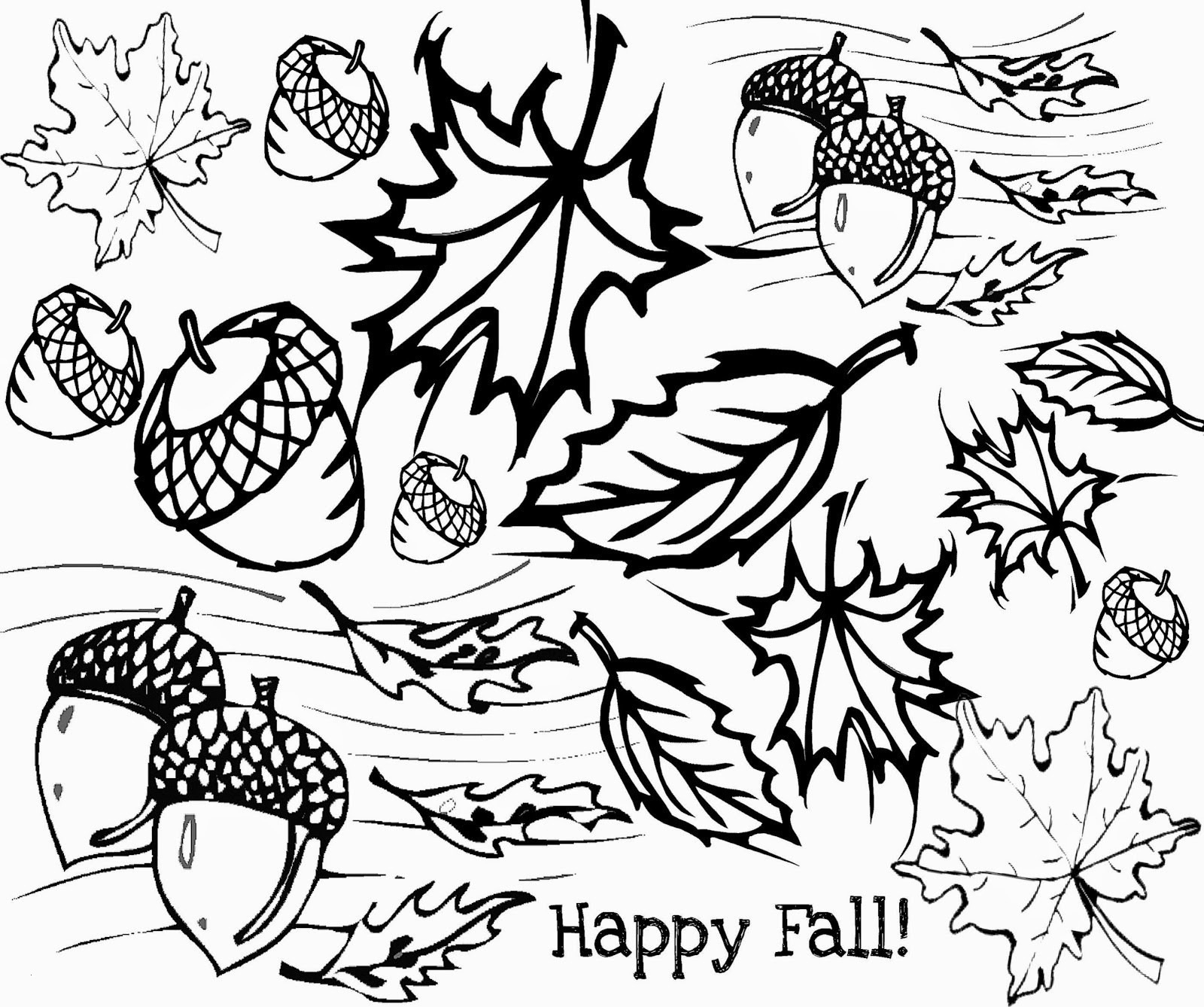 Coloring Pages For Fall