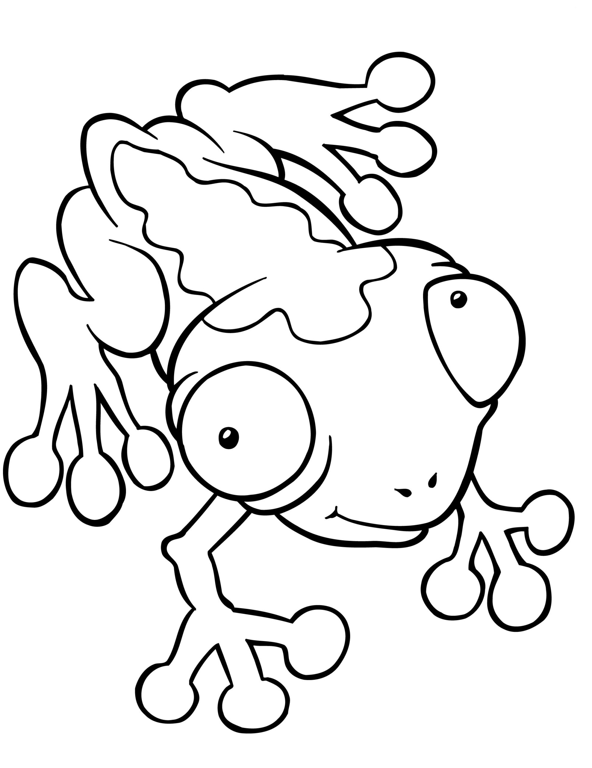 Coloring Page Frog