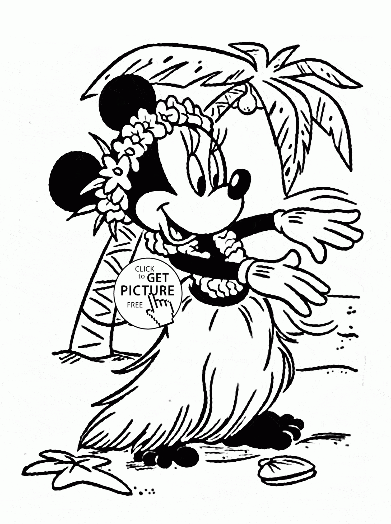 Free Printable Hawaii Coloring Pages