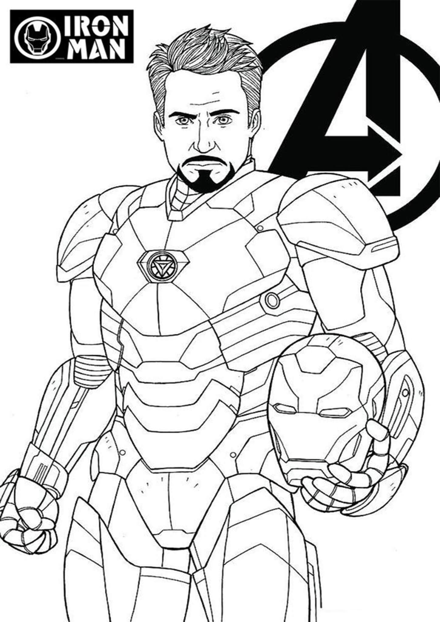 Free Printable Iron Man Coloring Pages
