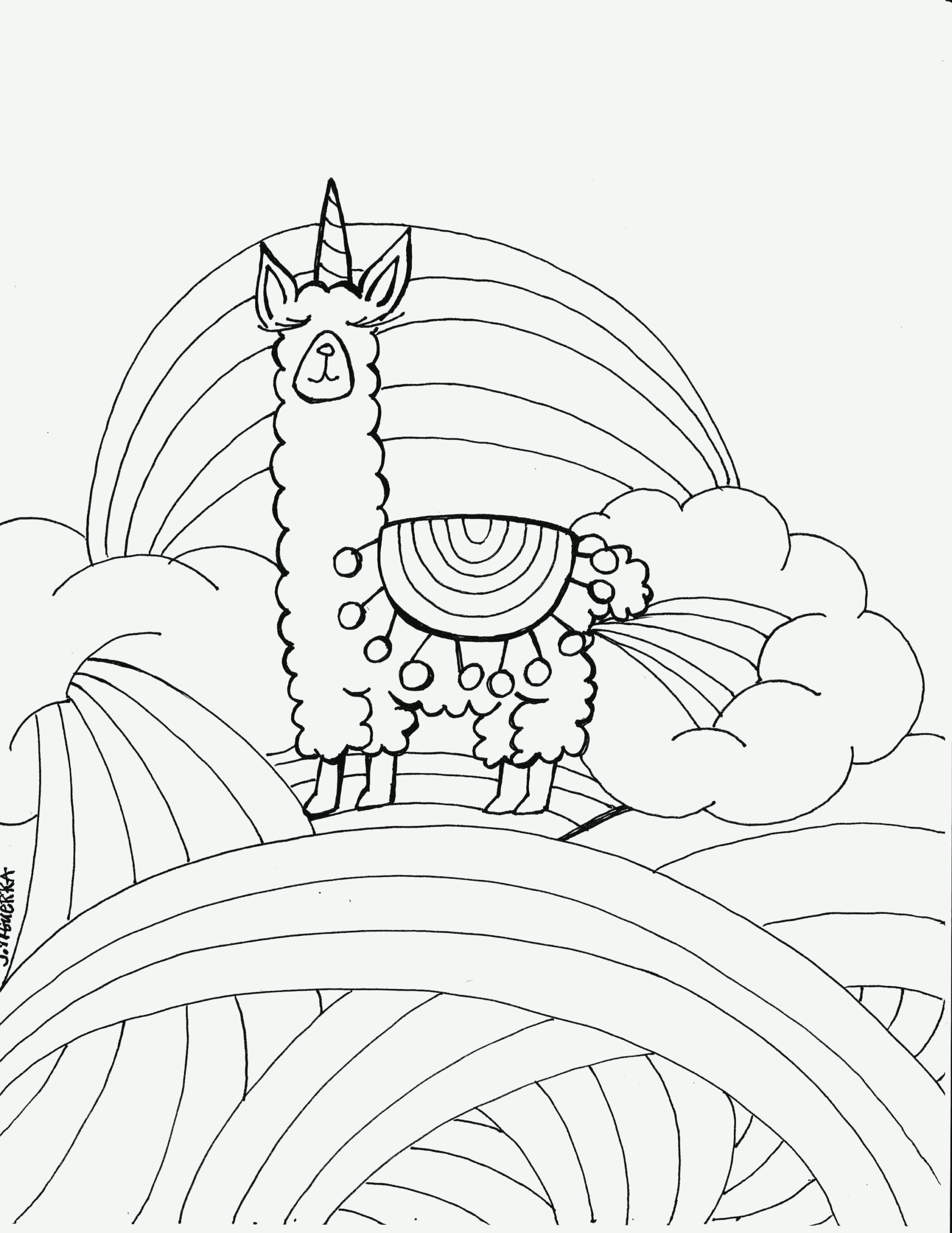 Free Printable Llama Coloring Pages Coloring Pages