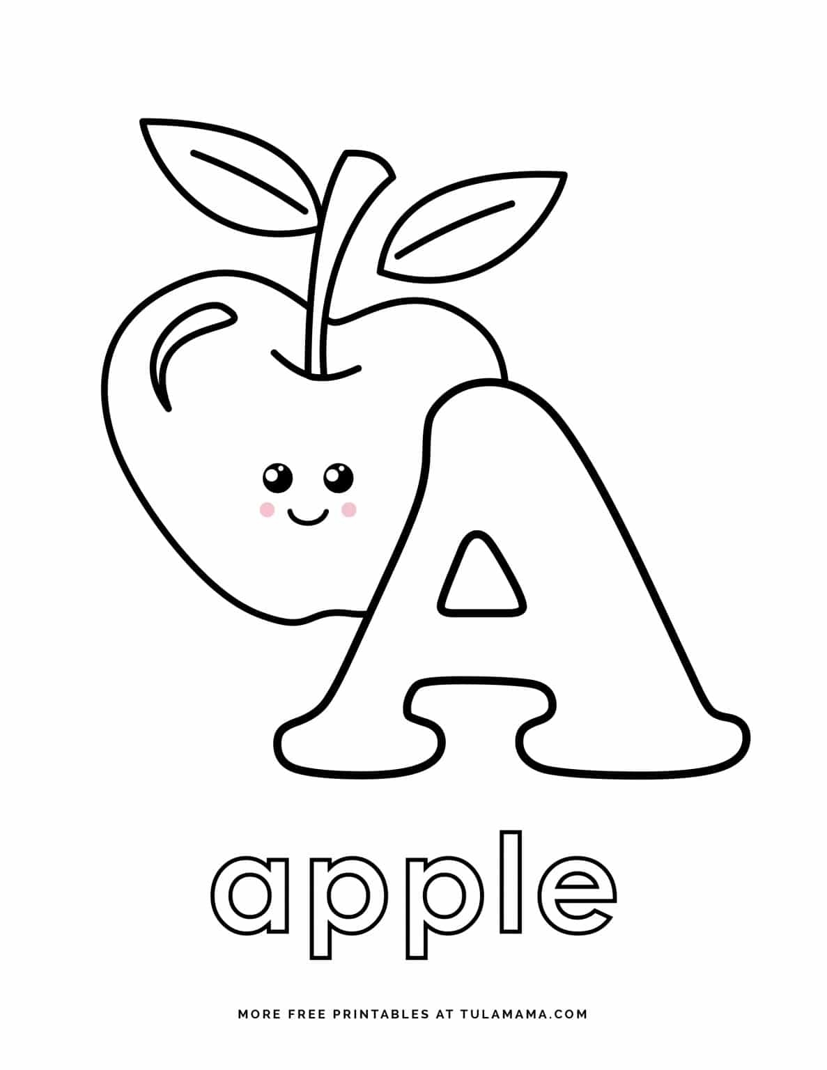 Free Printable Mickey Mouse ABC Coloring Pages Tulamama