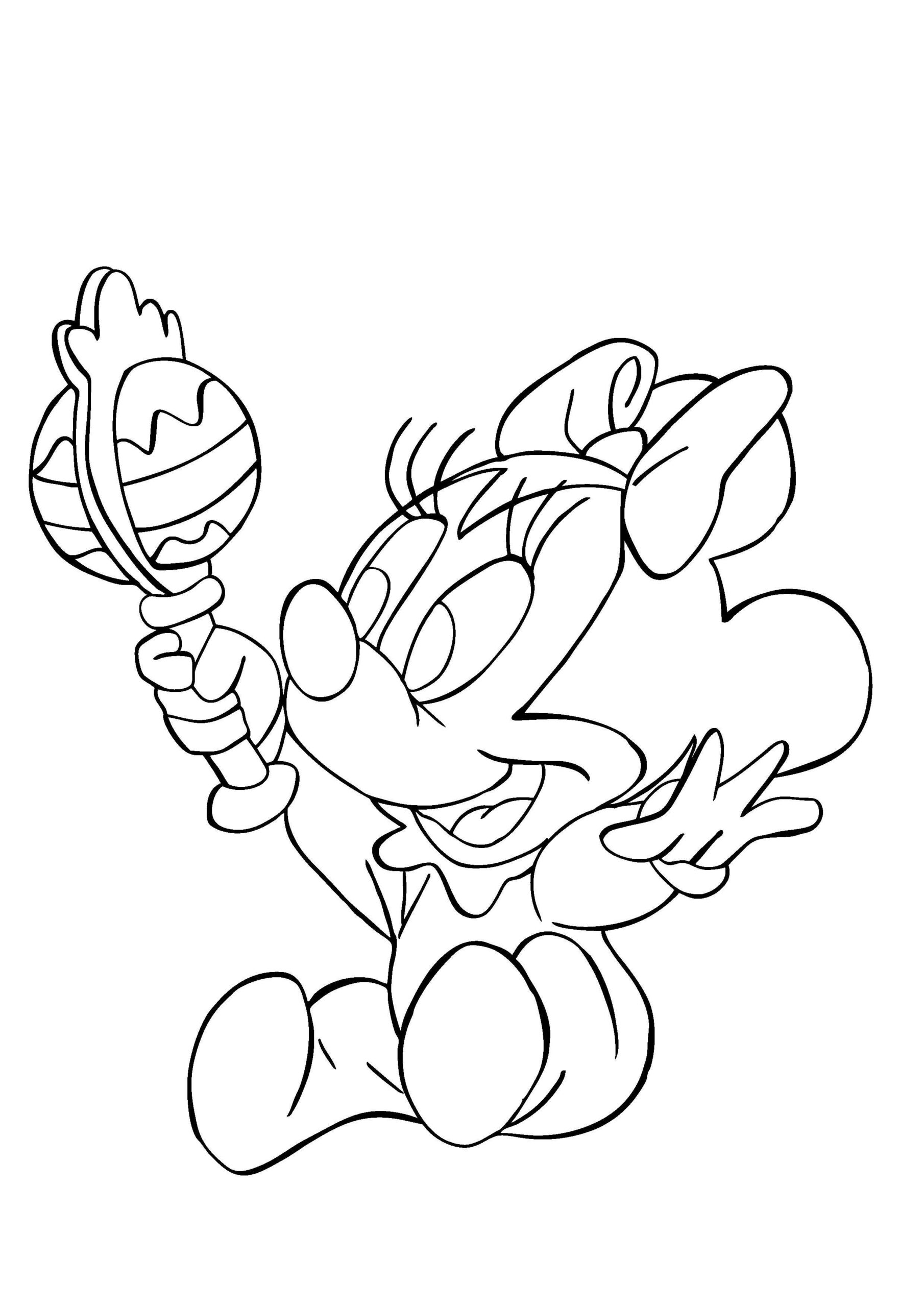 Mini Mouse Coloring Pages