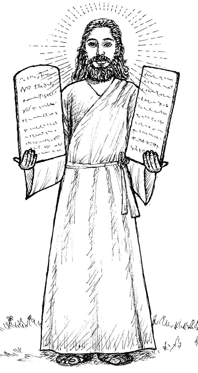 Moses Coloring Page