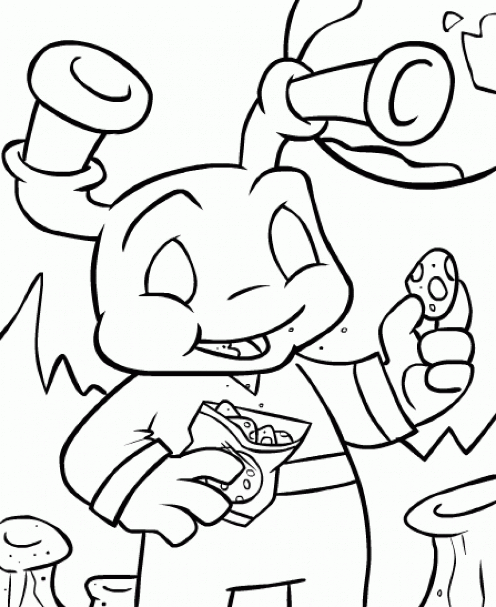 Neopets Coloring Pages