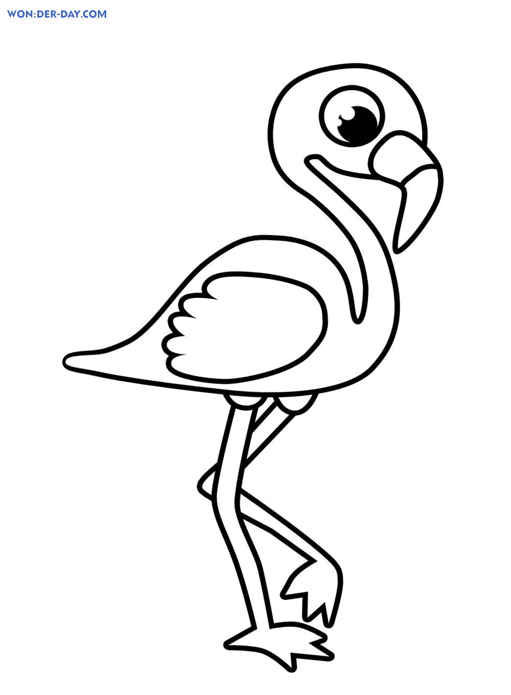 Free Printable Pink Flamingo Coloring Pages Coloring Pages