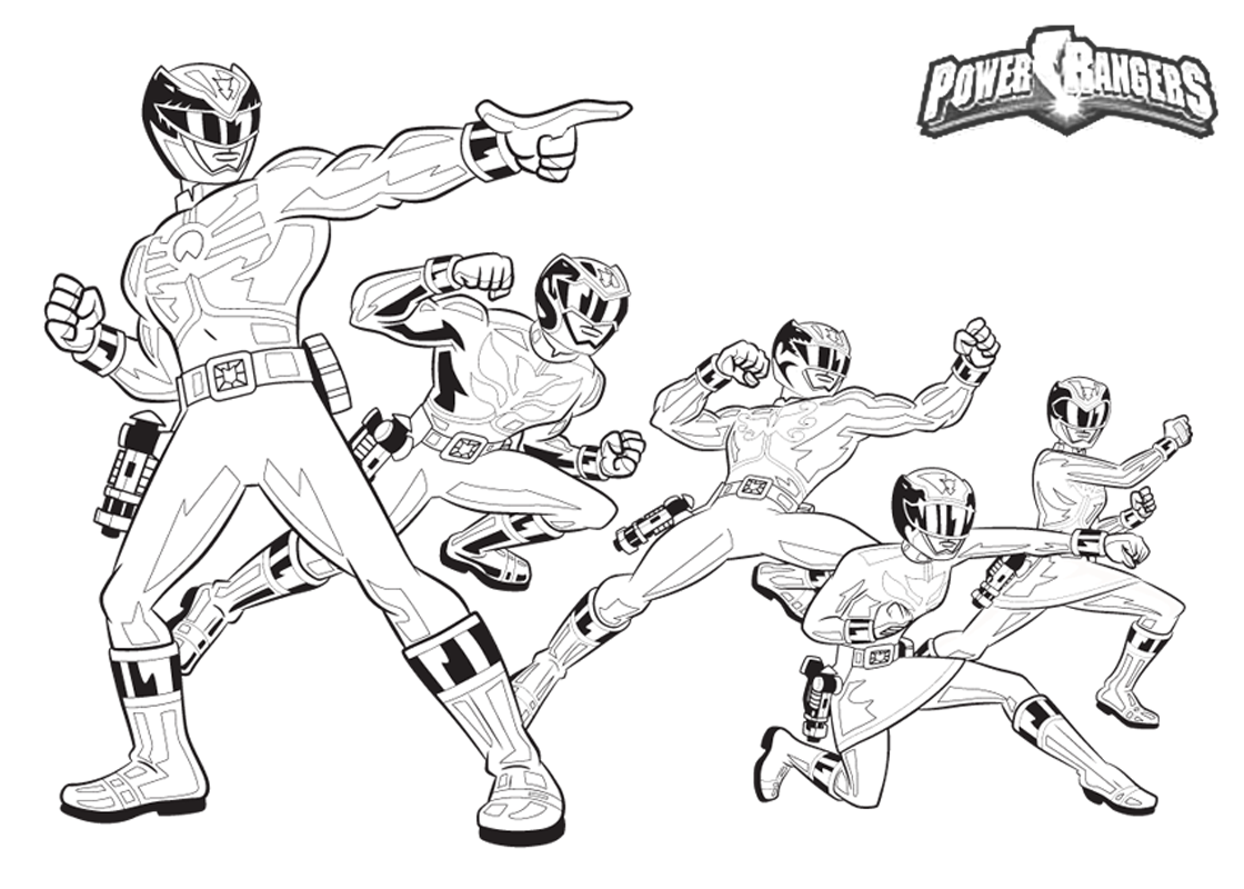 Free Printable Power Rangers Dino Charge Coloring Pages