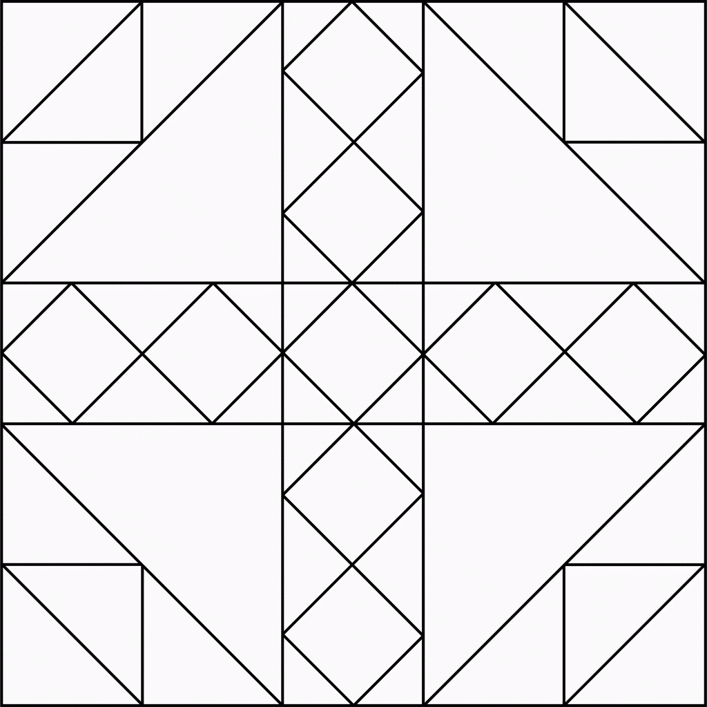Free Printable Printable Quilt Patterns Coloring Pages