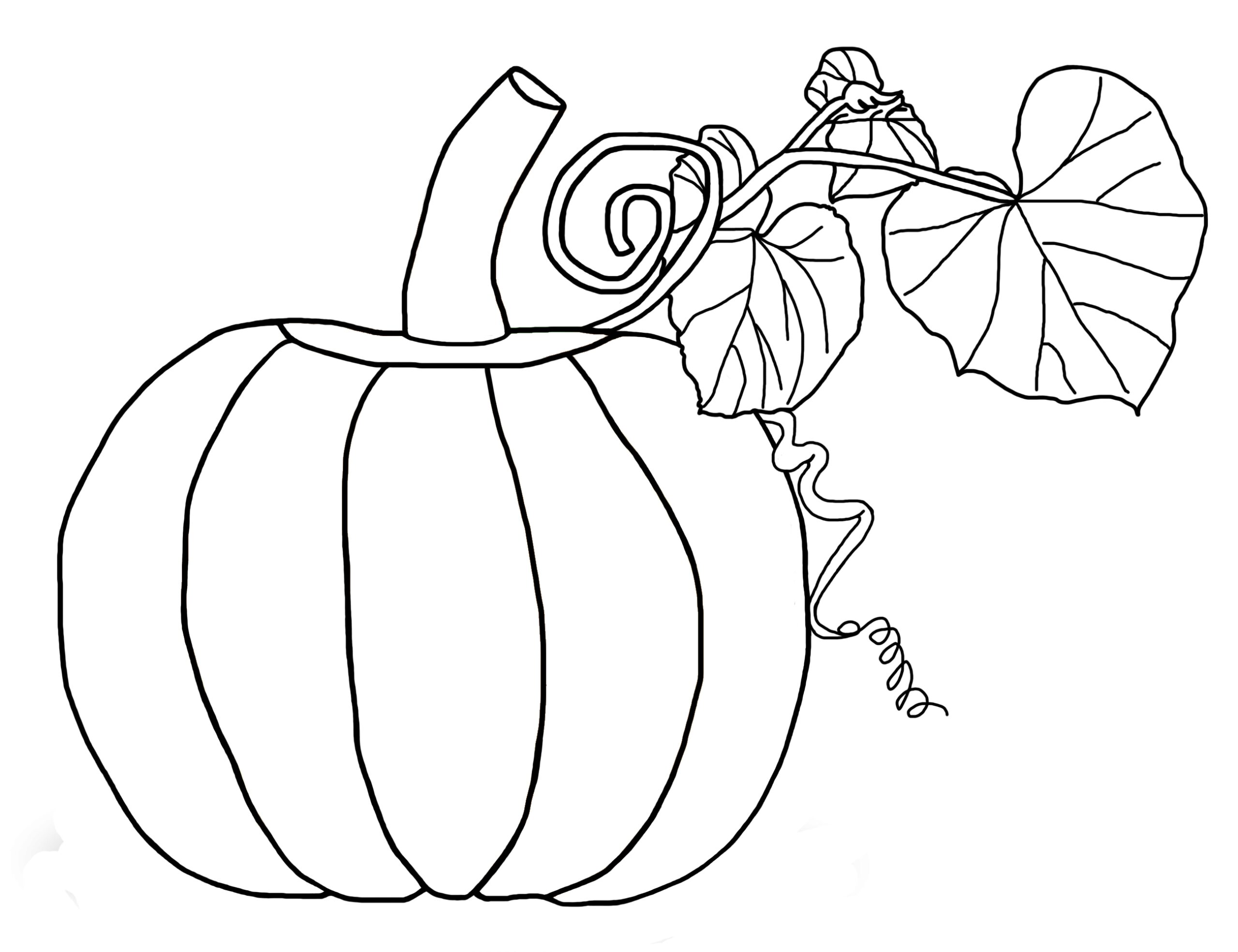 Pumpkin Coloring Pages For Preschool