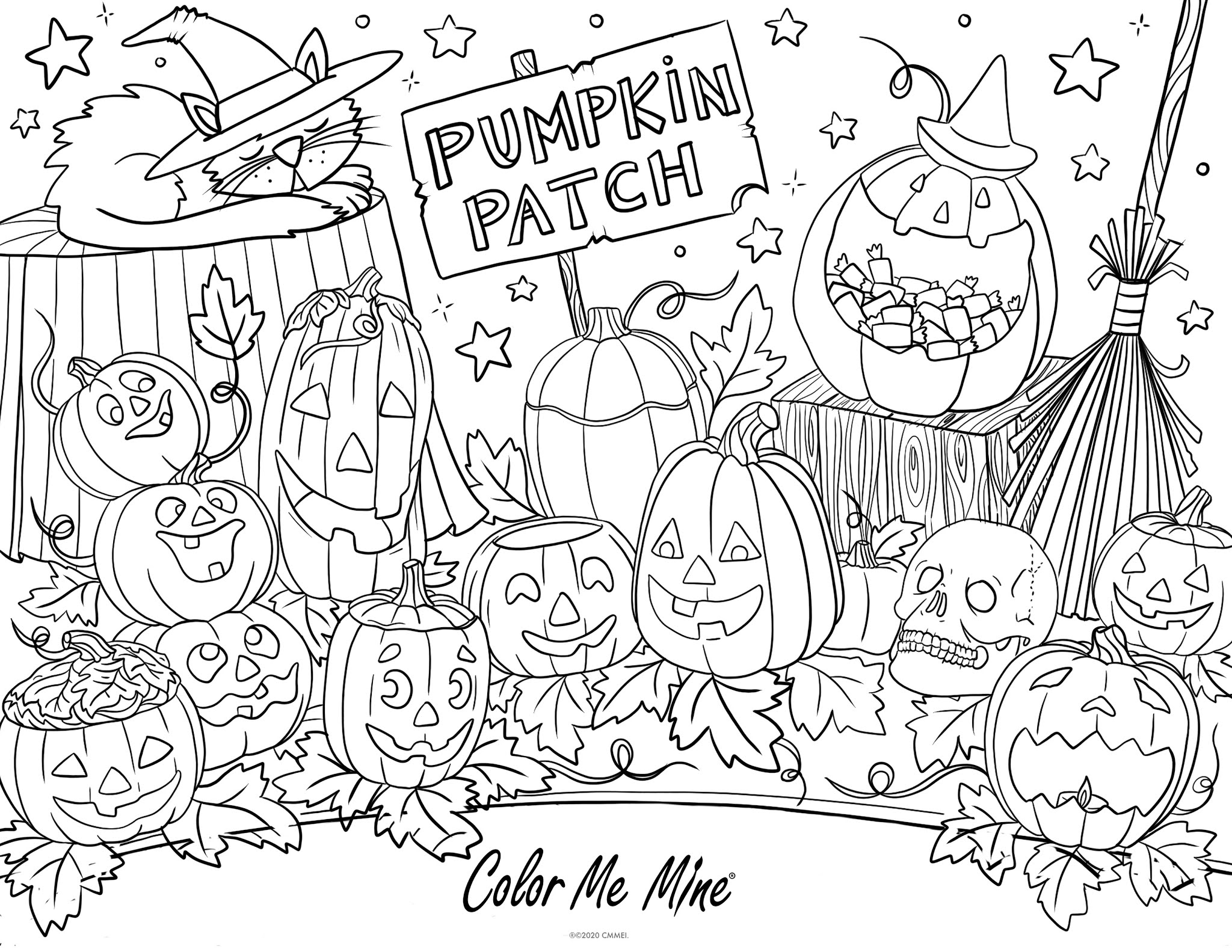 Pumpkin Patch Parable Coloring Pages