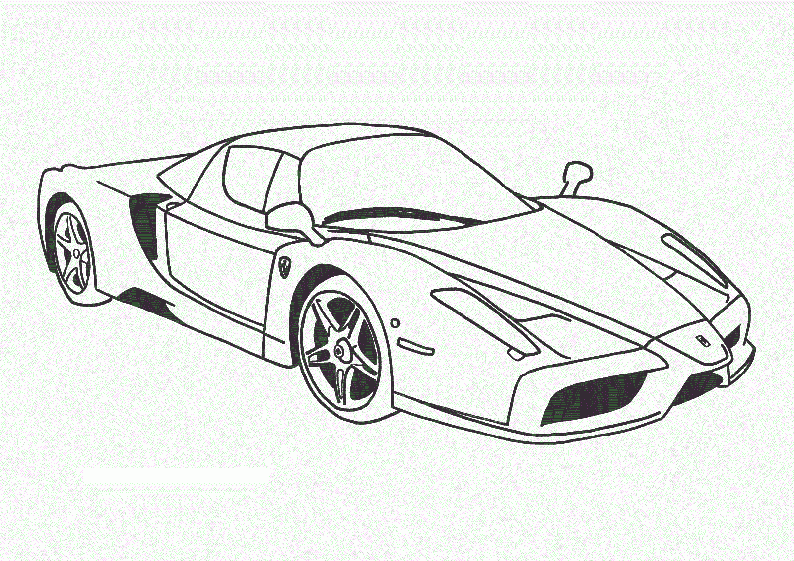 Racing Car Coloring Pages