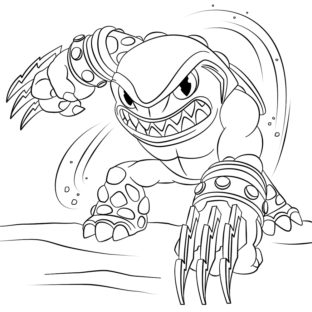 Free Printable Skylanders Coloring Pages ScribbleFun