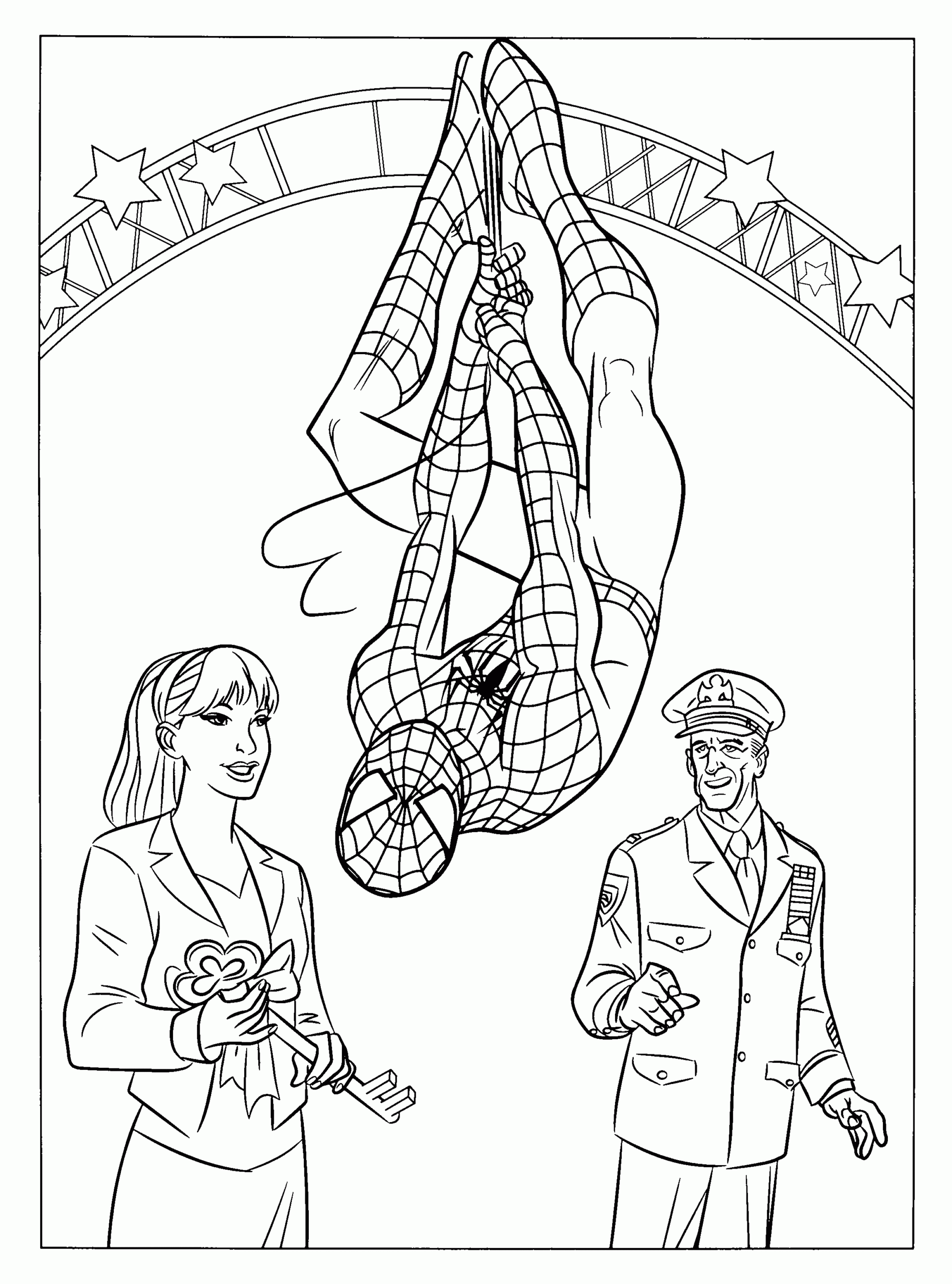 Free Printable Spiderman 3 Coloring Pages