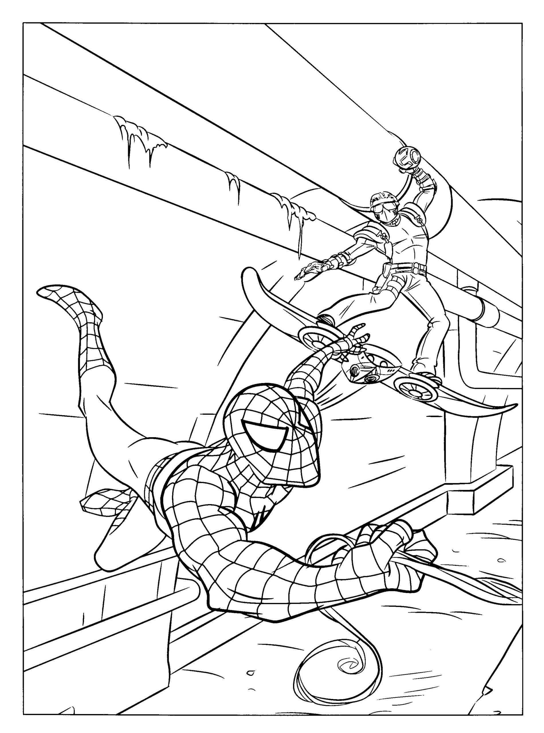 Amazing Spiderman Coloring Pages