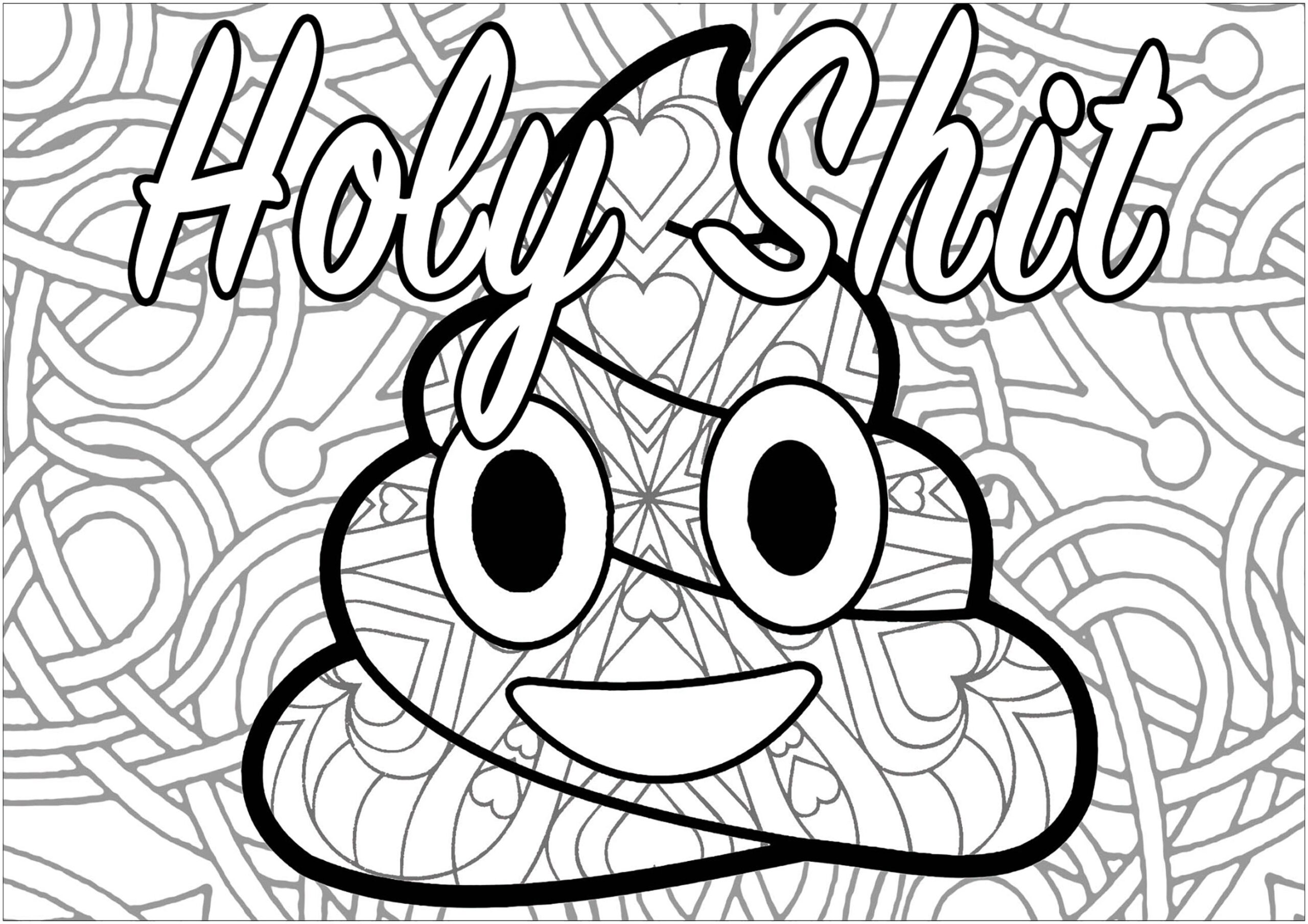 Cuss Word Coloring Pages