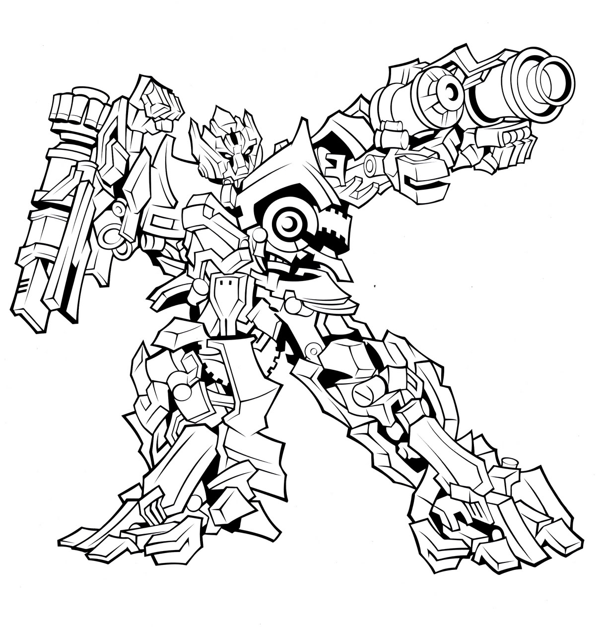 Transformer Color Page