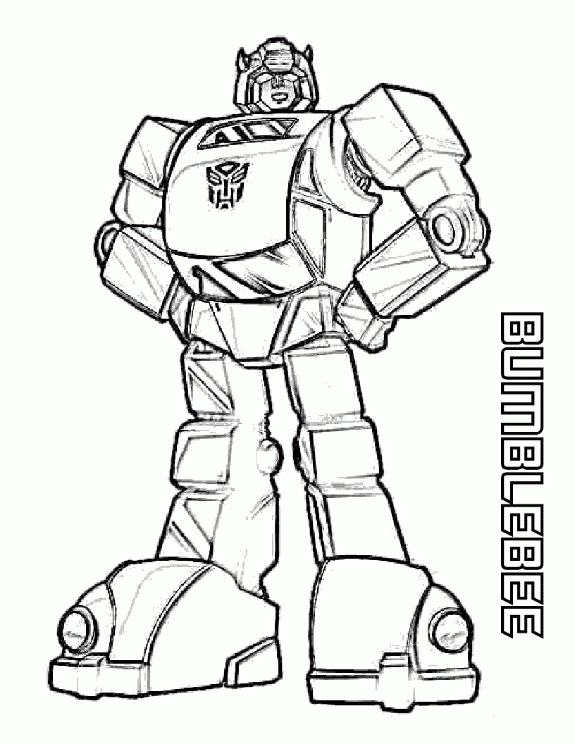 Free Printable Transformers Coloring Pages For Kids