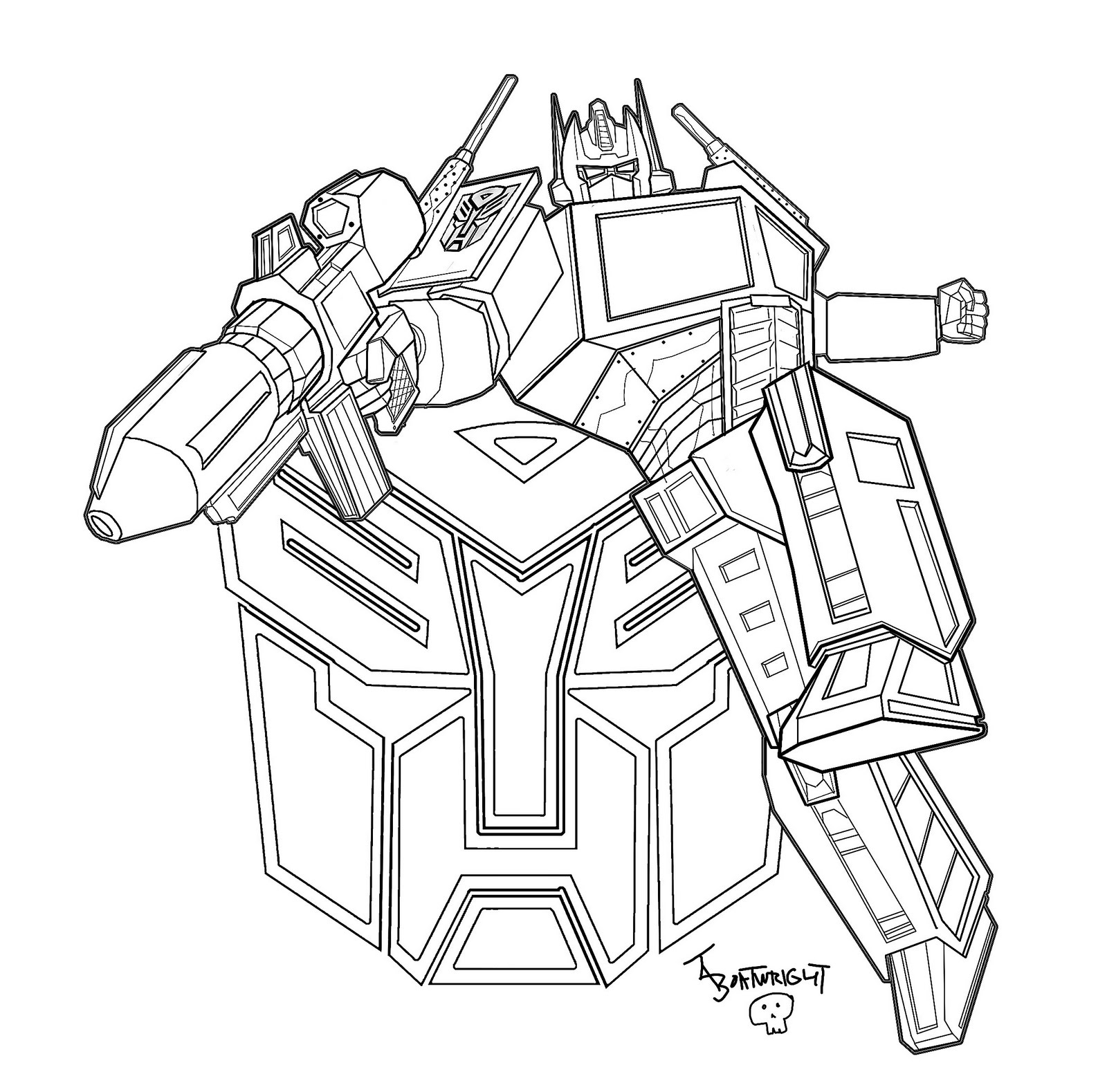 Lego Transformers Coloring Pages