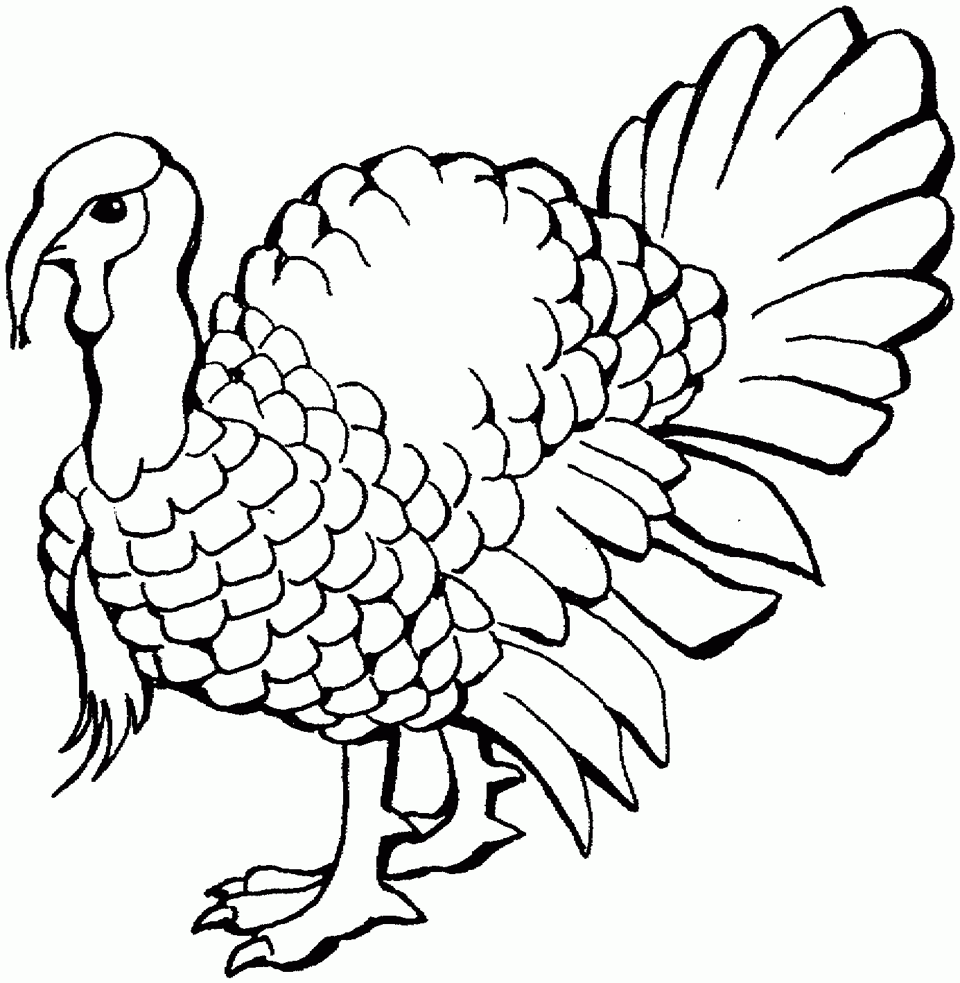Thanksgiving Coloring Pages For Toddlers
